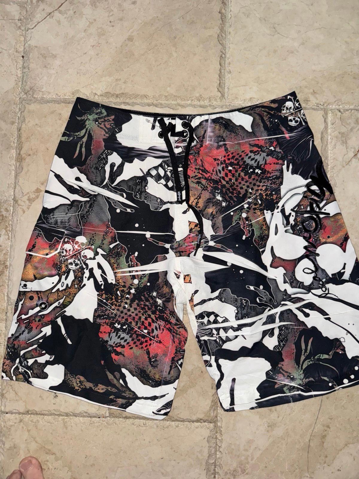 Other Vintage Local Motion AOP Surf Print Y2K Sz L (34) Grail 90s Size US 34 / EU 50 - 3 Thumbnail