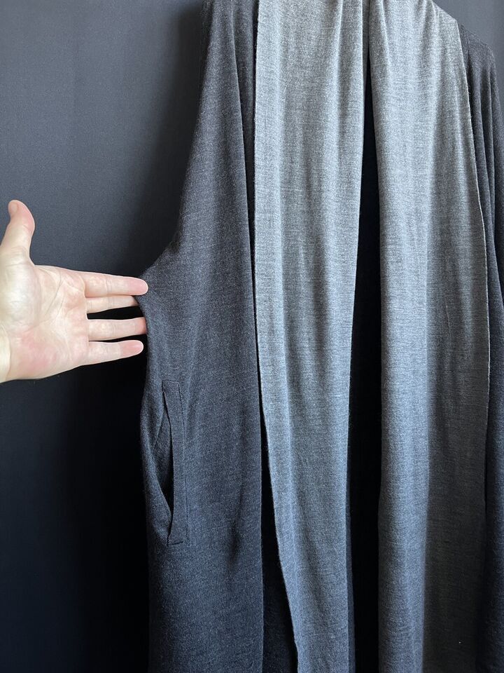 Max Mara Max Mara Women's Long Cardigan Fine Wool Gray Size M Size M / US 6-8 / IT 42-44 - 9 Thumbnail