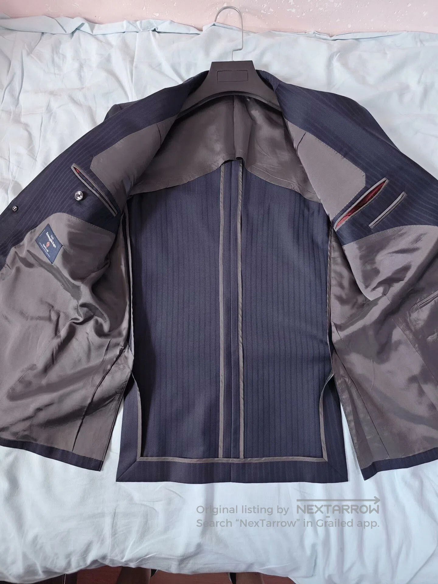 Ermenegildo Zegna Custom Italian Zegna Wool Blazer. Size US M / EU 48-50 / 2 - 6 Thumbnail