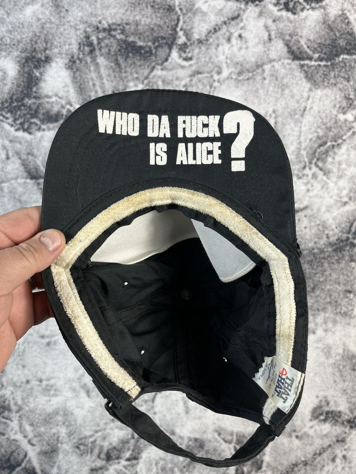Band Tees Vintage 90s Alice In Chains Hat Grunge Snapback Rare Korea Size ONE SIZE - 6 Thumbnail
