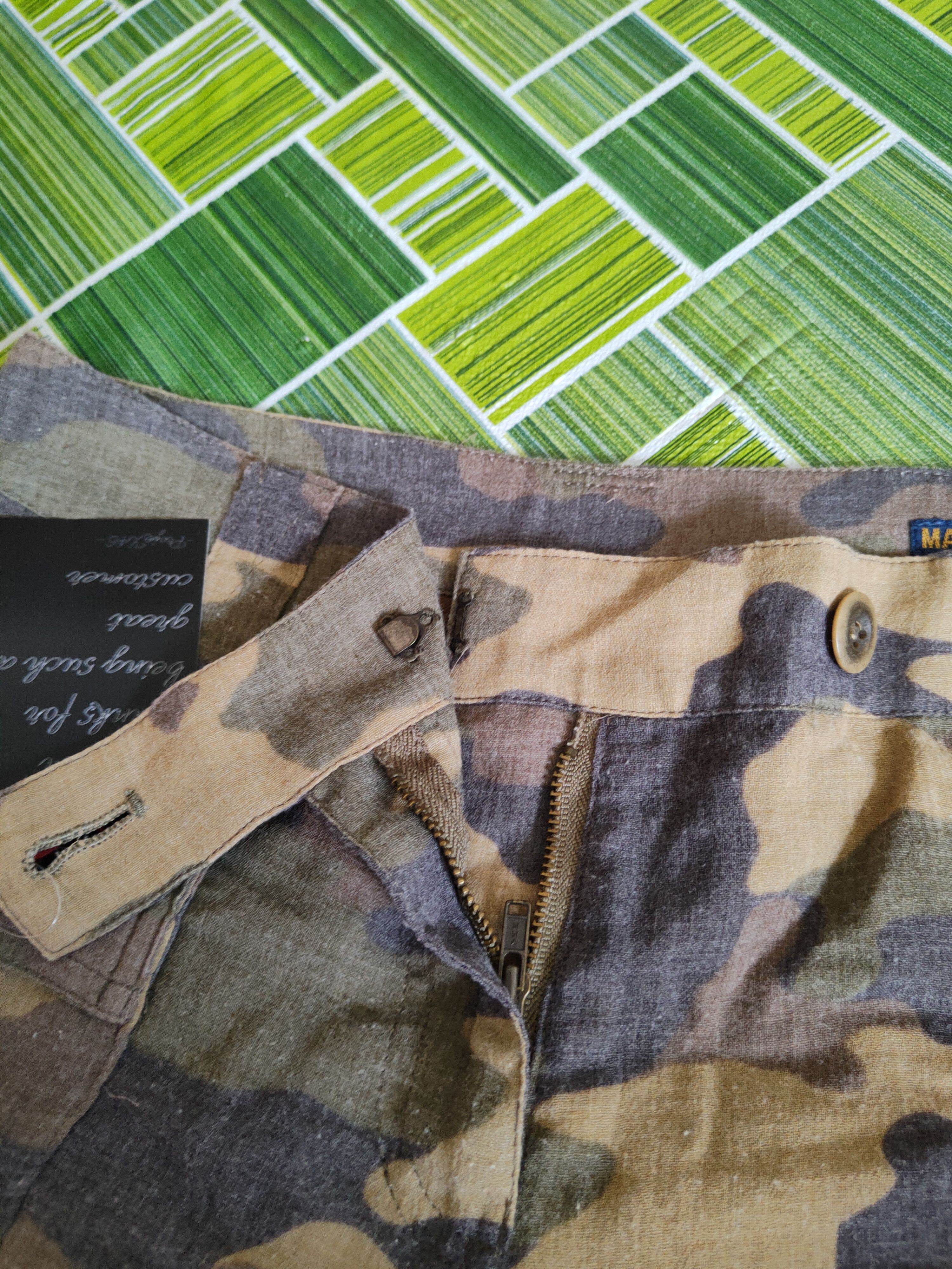 Japanese Brand DL Masculo bootcut Camo utility Tactical Cargo Pants #S1498 Size 26" / US 2 / IT 38 - 13 Thumbnail