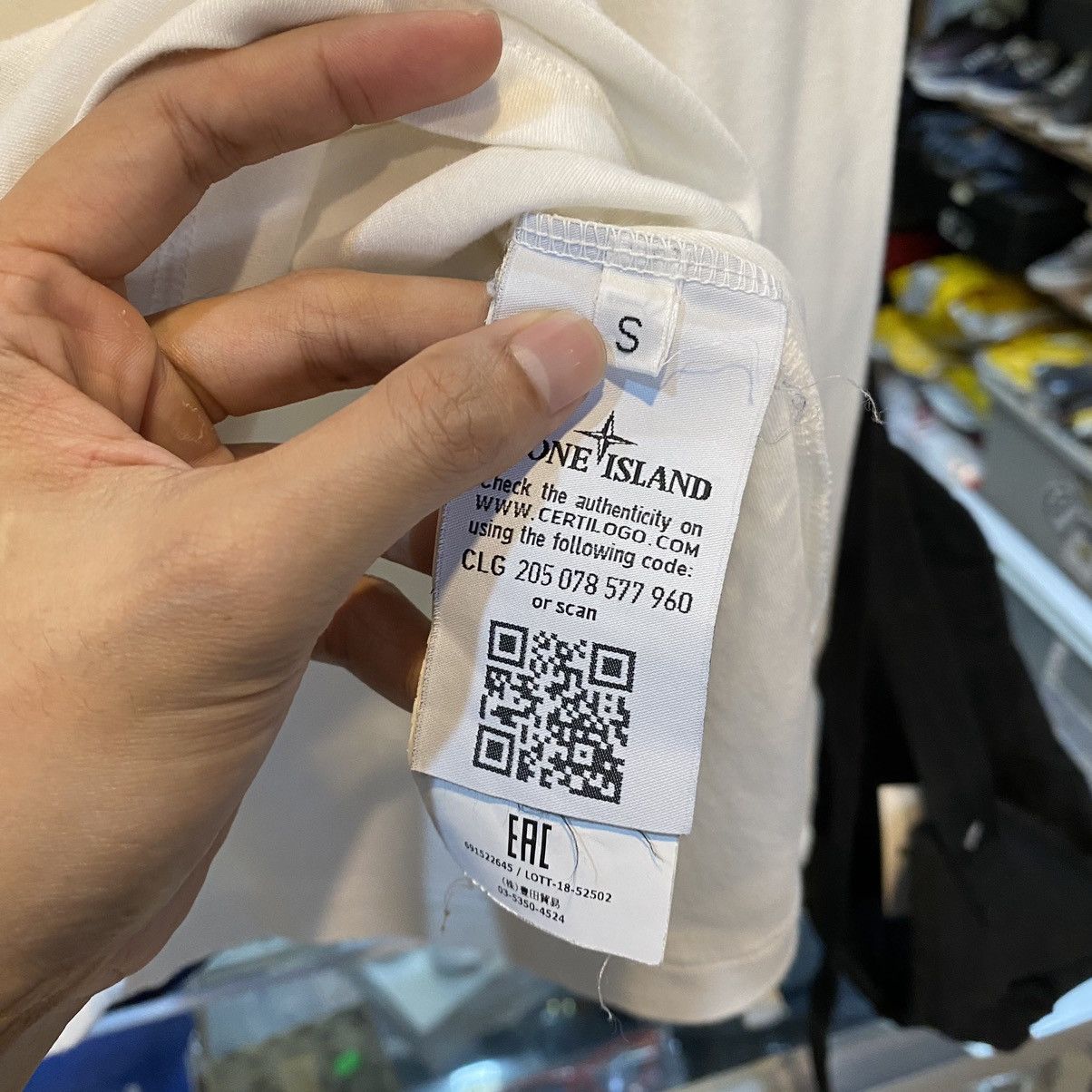 Stone Island Stone Island Pocket Long Sleeve T-Shirt - S Fit M Size US M / EU 48-50 / 2 - 10 Thumbnail