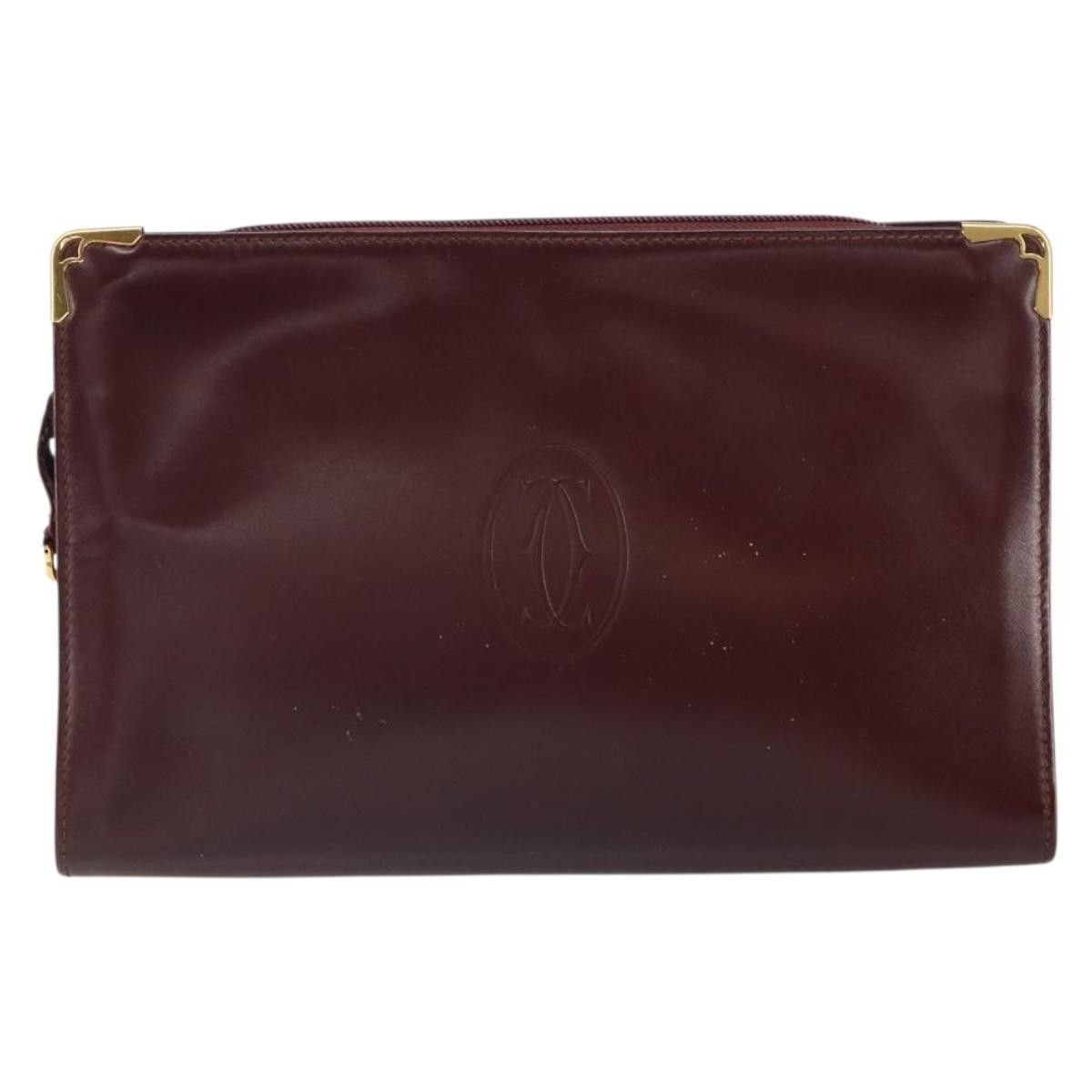 Cartier Cartier Must de Cartier Clutch Leather Size ONE SIZE - 1 Thumbnail