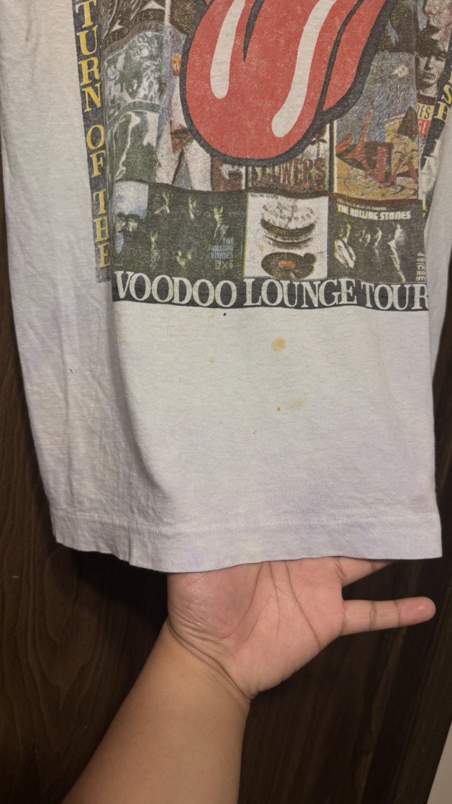 Other Vintage 1994 Rolling Stones Voodoo Lounge Parking Lot Tee Size US L / EU 52-54 / 3 - 3 Thumbnail