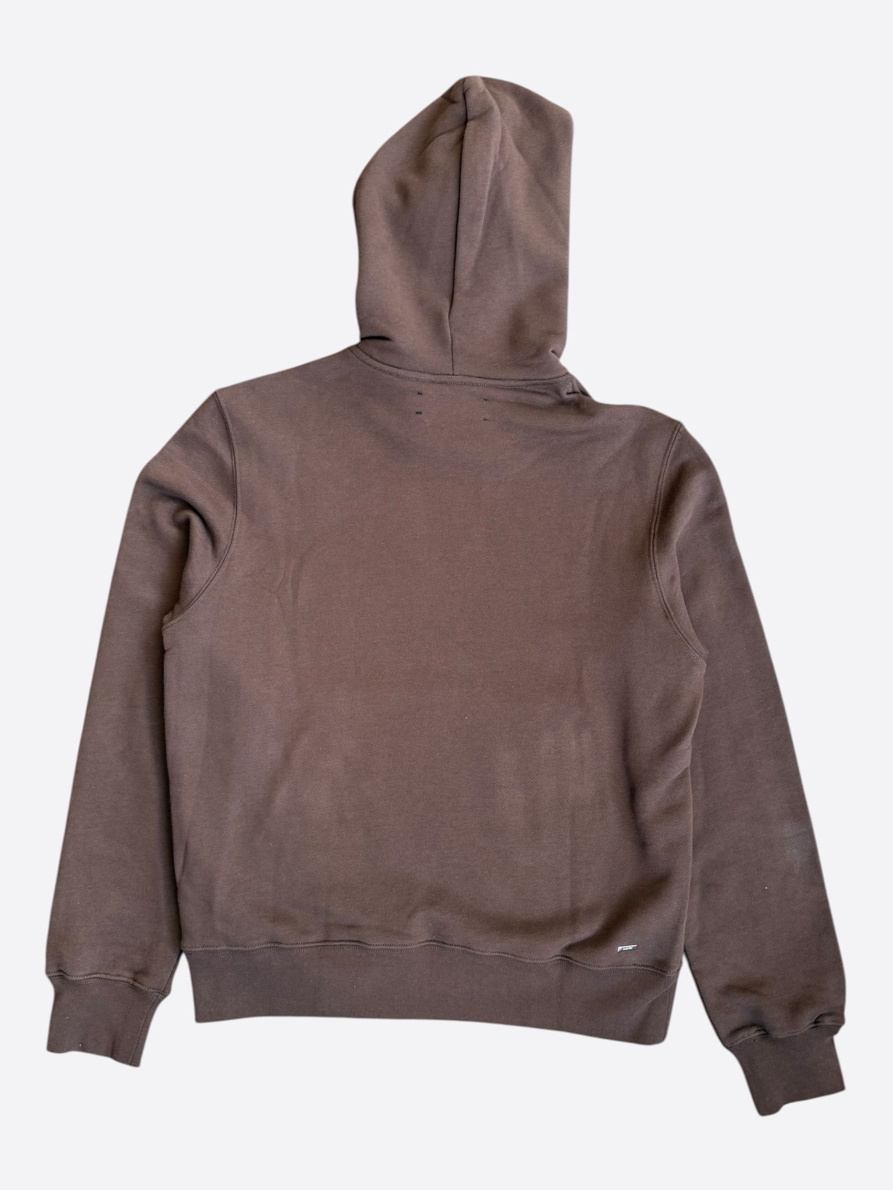 Amiri Amiri Brown & White MA Bar Logo Hoodie Size US XS / EU 42 / 0 - 2 Thumbnail