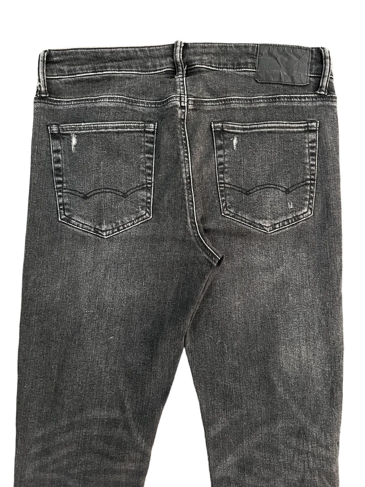 14th Addiction Vintage Japanese Brand Trash Deep Dark Black Distressed Jean Size US 32 / EU 48 - 4 Thumbnail