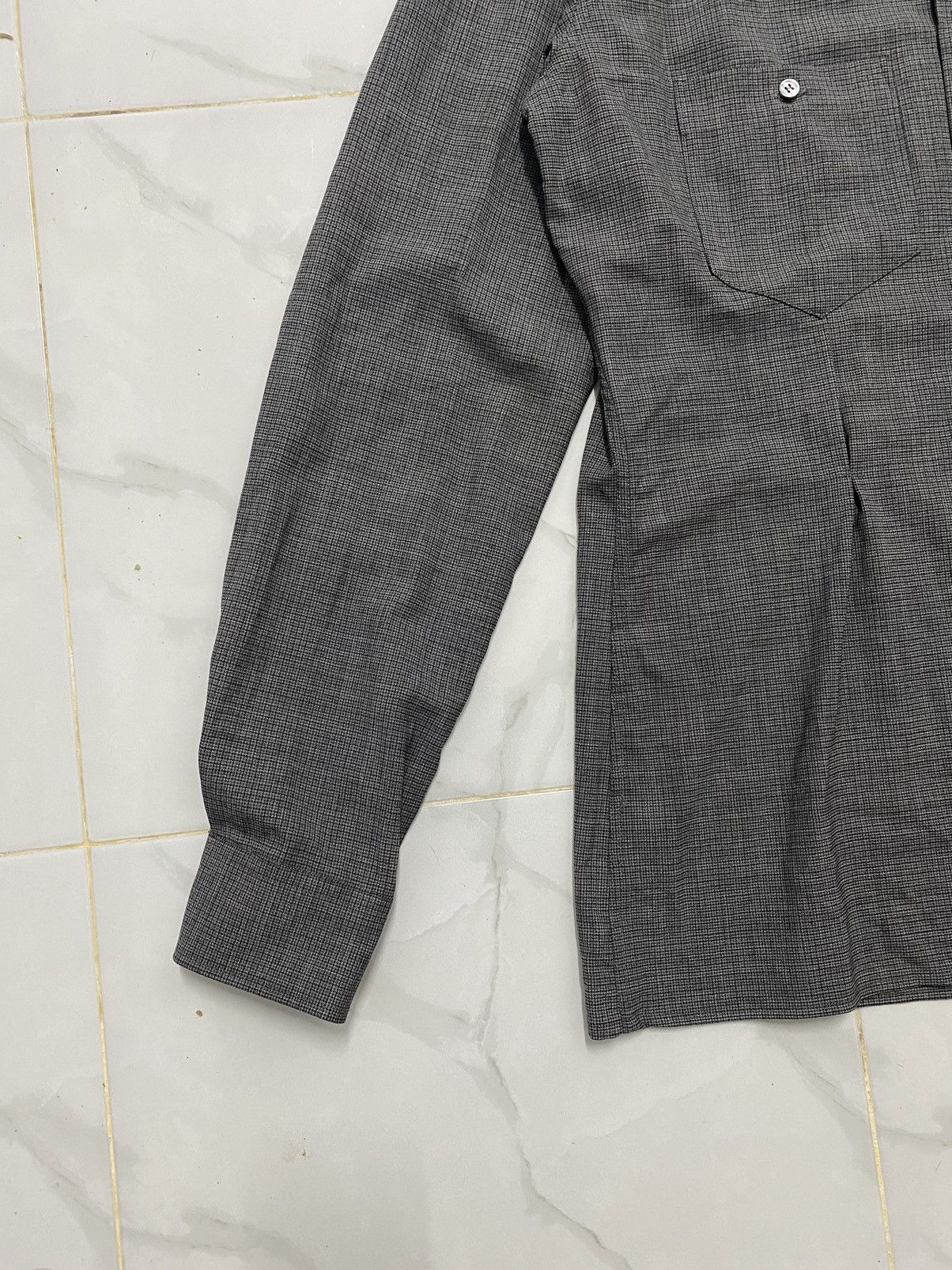 Raf Simons Vintage Raf Simons Button up Wool Shirt Size US M / EU 48-50 / 2 - 4 Thumbnail