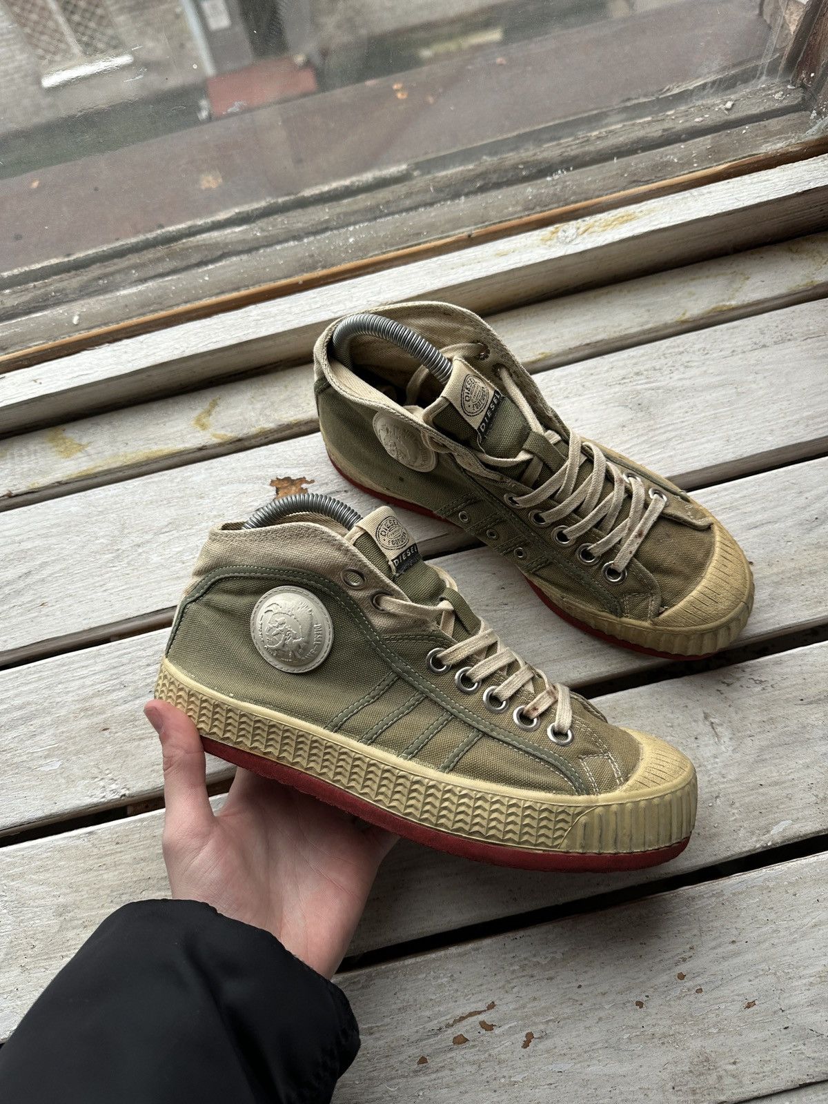 Diesel 🚨DIESEL AVANT GARDE SHOES SNEAKERS IFSIXWASNINE Size US 7 / EU 40 - 1 Thumbnail