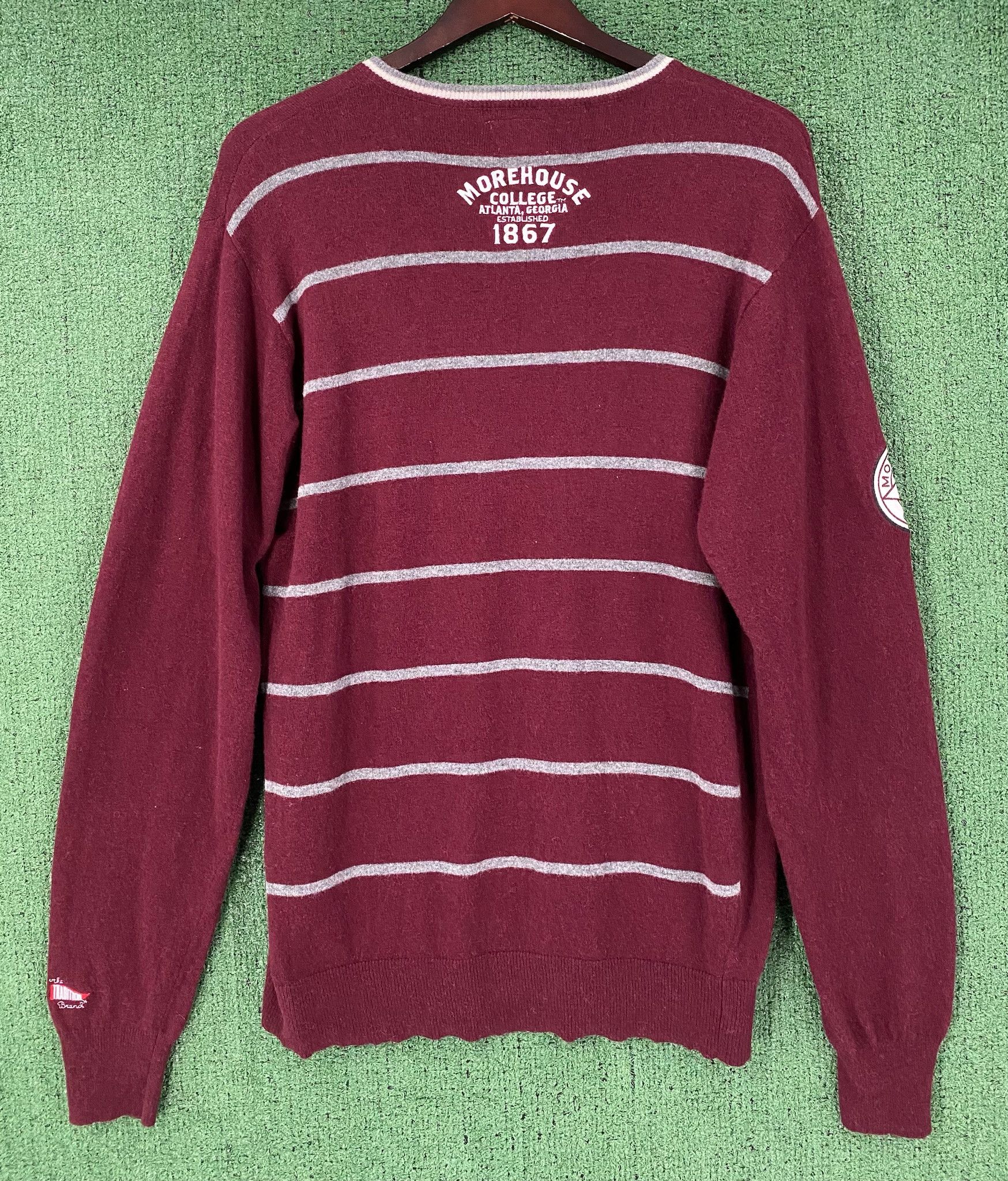 Other Morehouse College Varsity Embroidered Sweater Large Size US L / EU 52-54 / 3 - 6 Thumbnail
