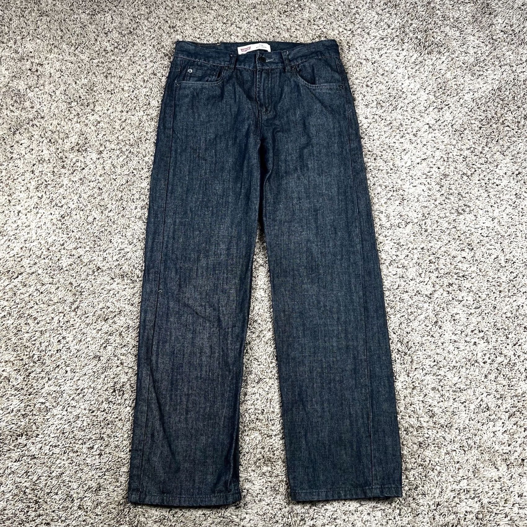 Levi's Levi's 550 Jeans Straight Blue Dark Wash 31x29 Mens Denim Cotton Relaxed Regular 18 Reg Vintage: No Size US 31 - 3 Thumbnail