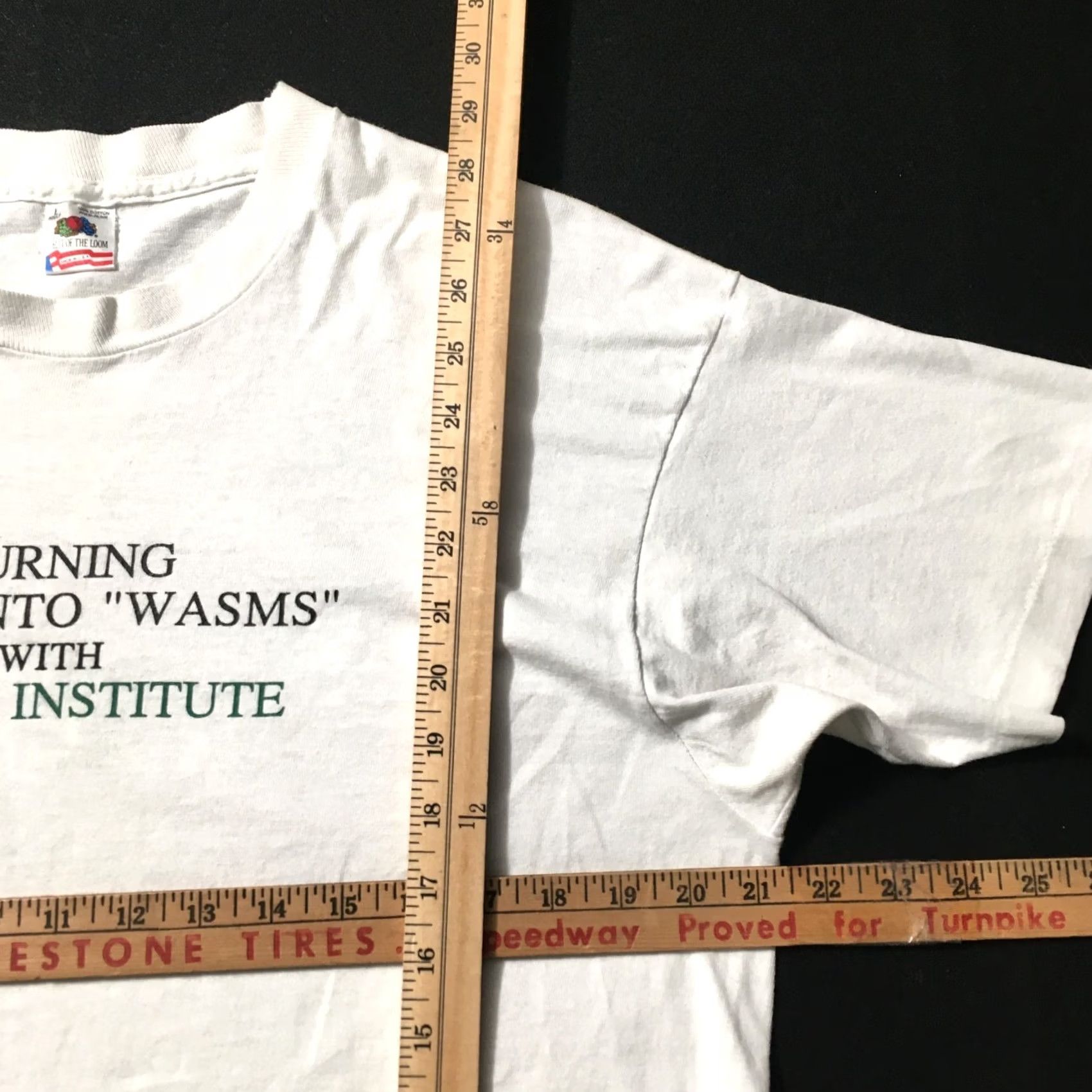 Vintage Vintage ISM WASISM EQUITY INSTITUTE Shirt XL White Single Stitch USA Made T Size US XL / EU 56 / 4 - 7 Thumbnail
