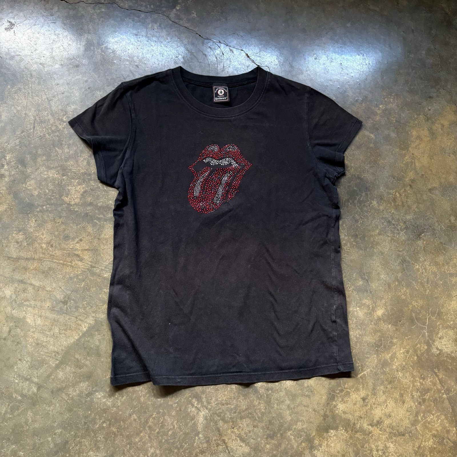 The Rolling Stones Cool Vintage RhineStone Rolling Stones T-shirt Size S / US 4 / IT 40 - 2 Thumbnail