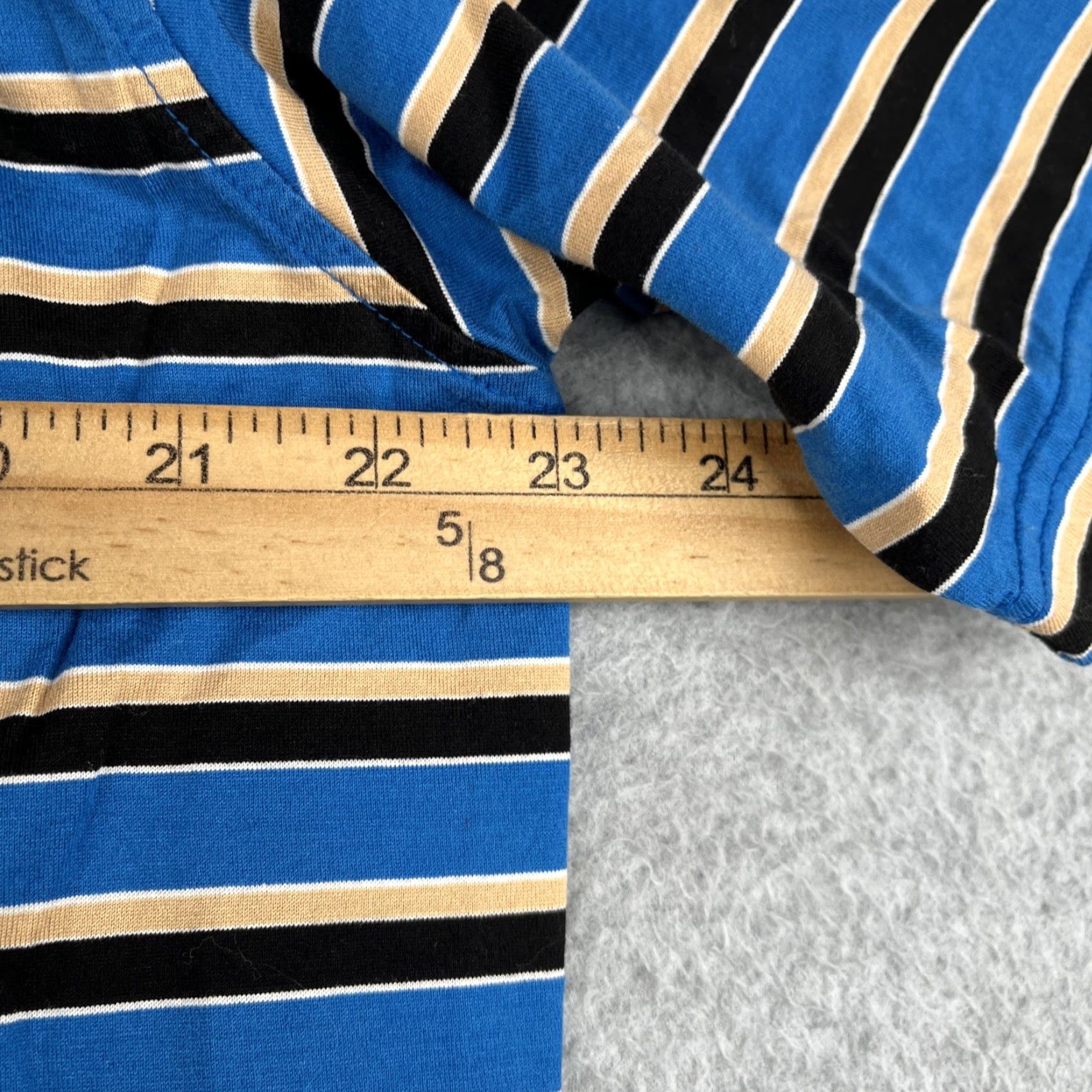 Peter Millar Peter Millar Polo Shirt Large Blue Striped Casual Preppy Lightweight Mens Size US L / EU 52-54 / 3 - 7 Thumbnail