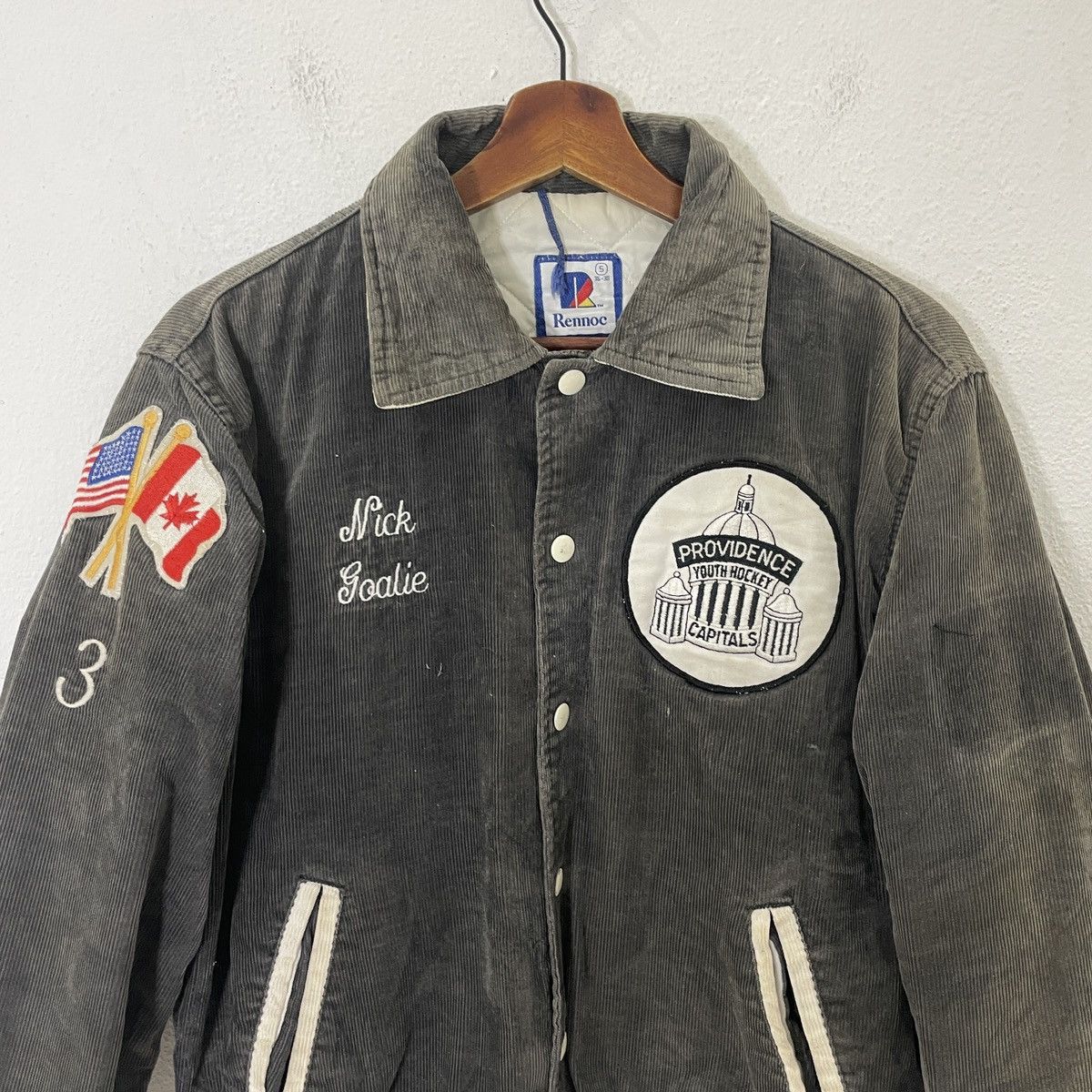 Japanese Brand Vintage Rennoc Capital Youth Hockey Varsity Jacket Size US M / EU 48-50 / 2 - 4 Thumbnail