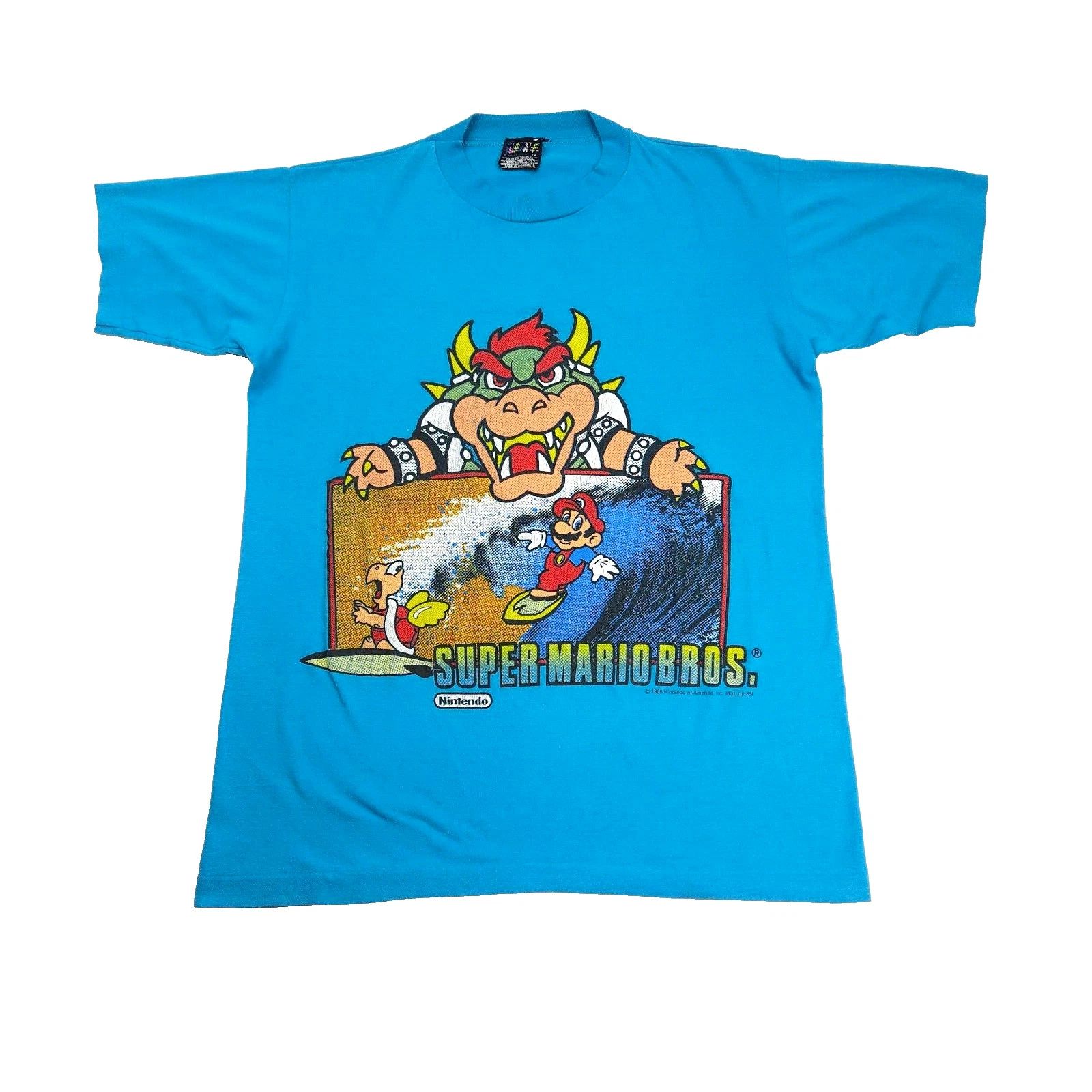 Nintendo Vintage Super Mario Brothers 80s 90s Nintendo Bowser Size US M / EU 48-50 / 2 - 1 Thumbnail