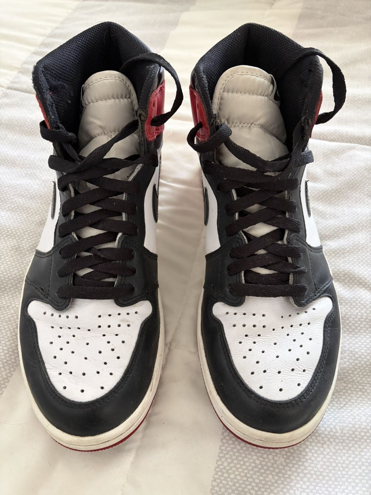 Nike Nike Jordan 1 Black Toe 2016 Size US 9 / EU 42 - 3 Thumbnail