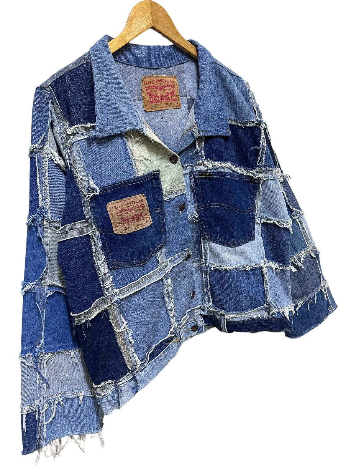 Hysteric Glamour × If Six Was Nine × Le Grande Bleu (L.G.B.) Reconstructed Levis Hagi Jeans Hysteric Glamour Jacket RARE Size US M / EU 48-50 / 2 - 3 Thumbnail