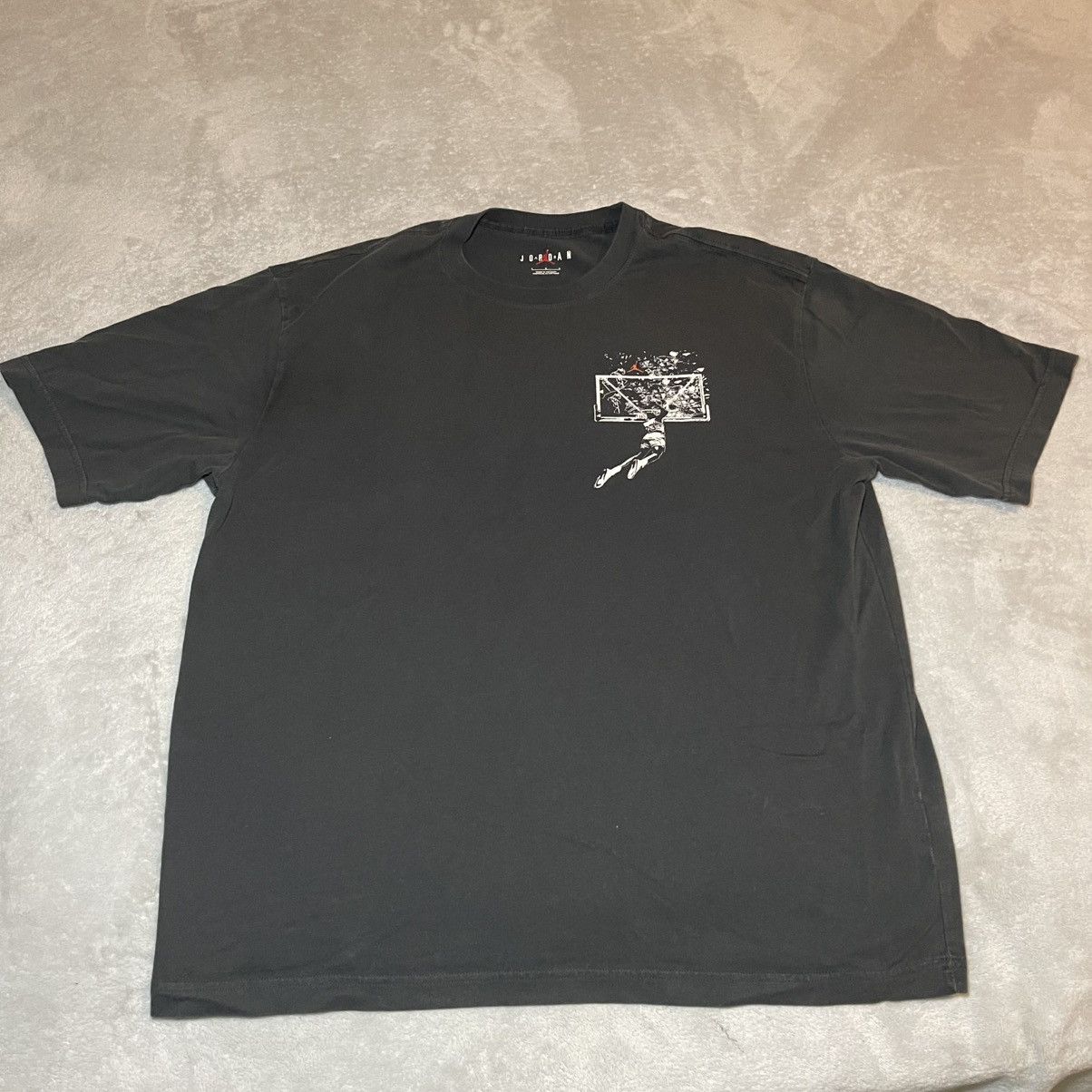 Jordan Brand Jordan Mens 1985 Shattered Backboard T-Shirt Black Large Tee Size US L / EU 52-54 / 3 - 4 Thumbnail