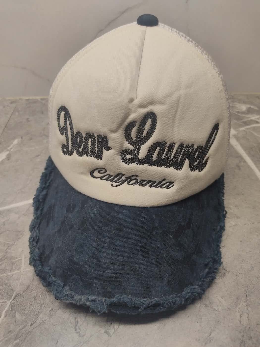 image of Vintage Dear Laurel California Distressed Style Trucker Hat in Mix, Men's