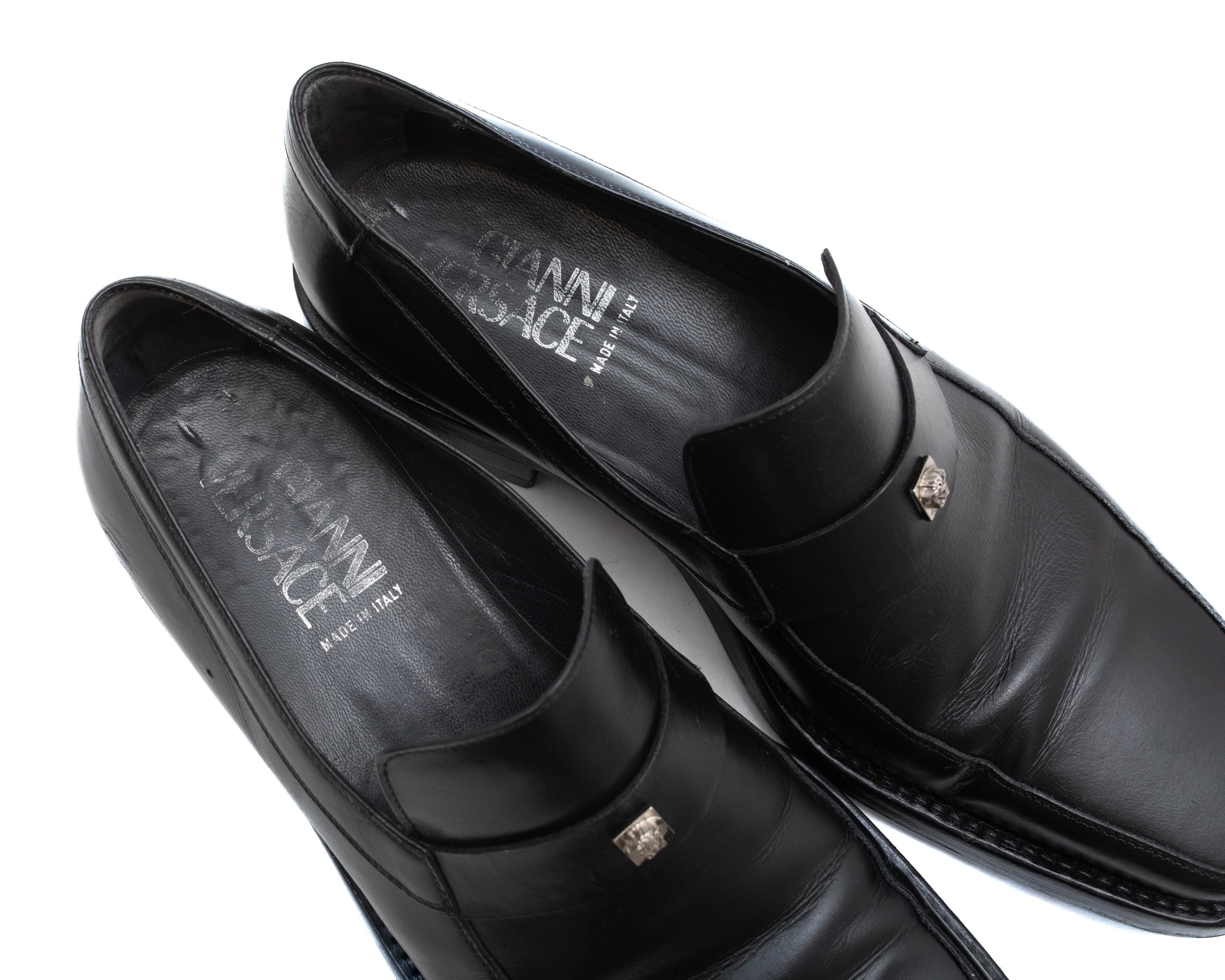 Versace GIANNI VERSACE Vintage Medusla Logo Penny Loafers Size US 8.5 / EU 41-42 - 8 Thumbnail
