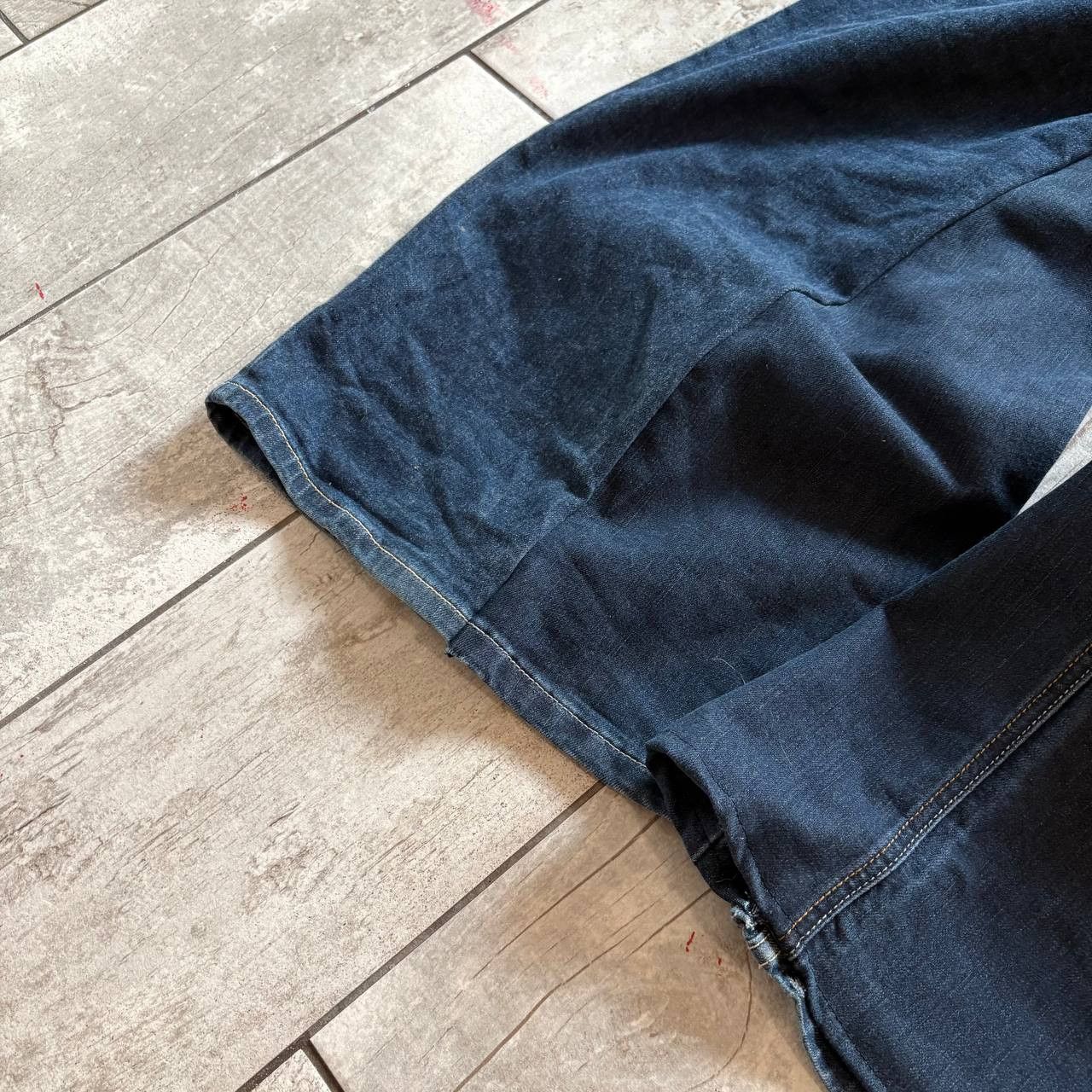 Japanese Brand rare flared blue handmade streetwear jeans Size US 31 - 7 Thumbnail