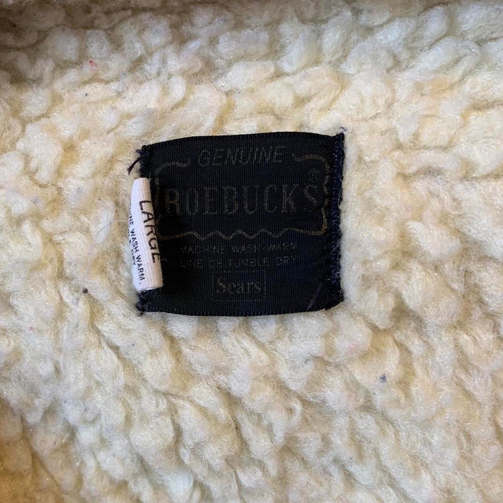 Sears Vintage 70s Sears Roebucks denim sherpa Lined West Vest Size US L / EU 52-54 / 3 - 5 Thumbnail