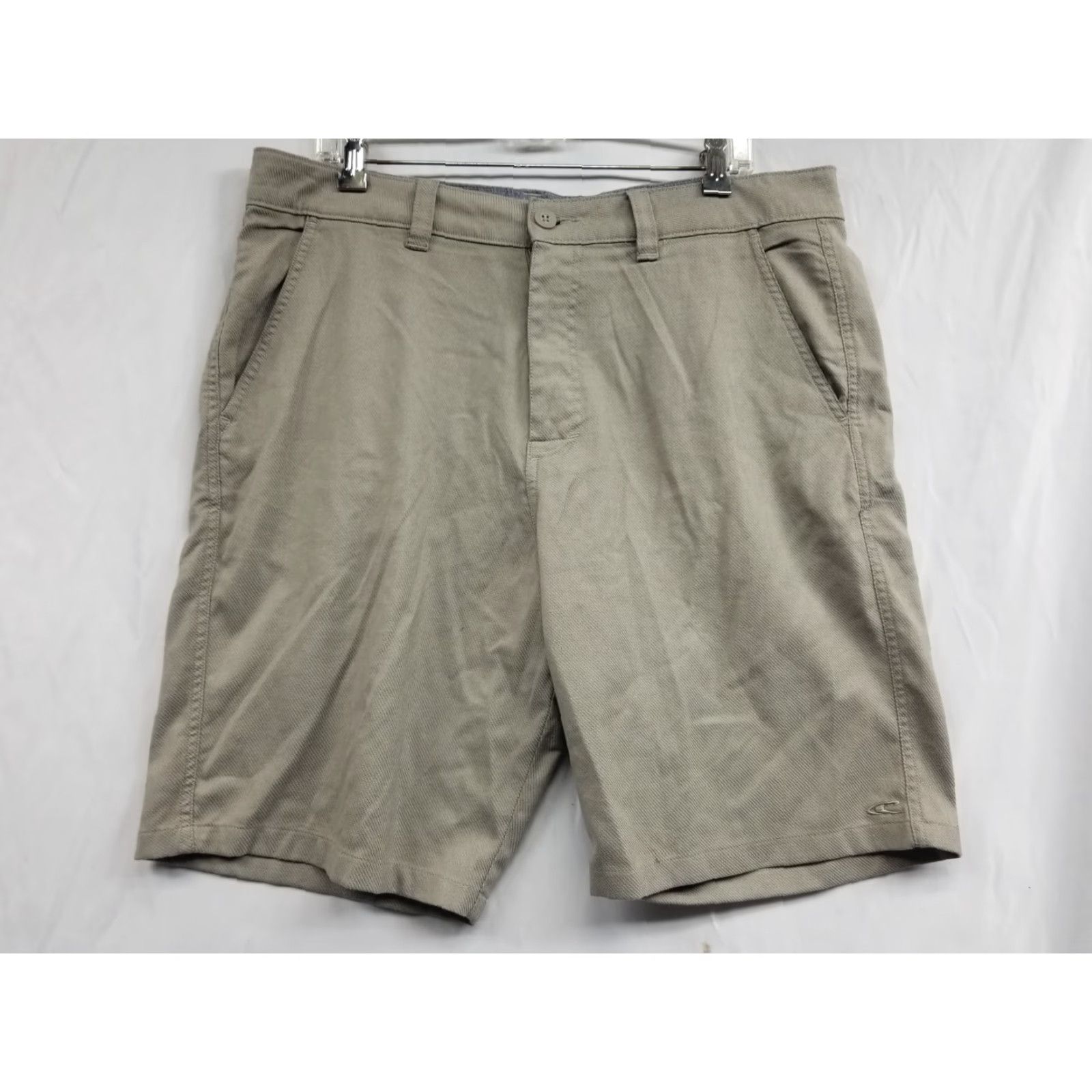 O'Neill O'Neill Shorts Khaki Beige Khaki Zip Up Button Size 36 Men Beach Outdoor Classic Solid Button Mens Shorts Size US 36 / EU 52 - 2 Thumbnail