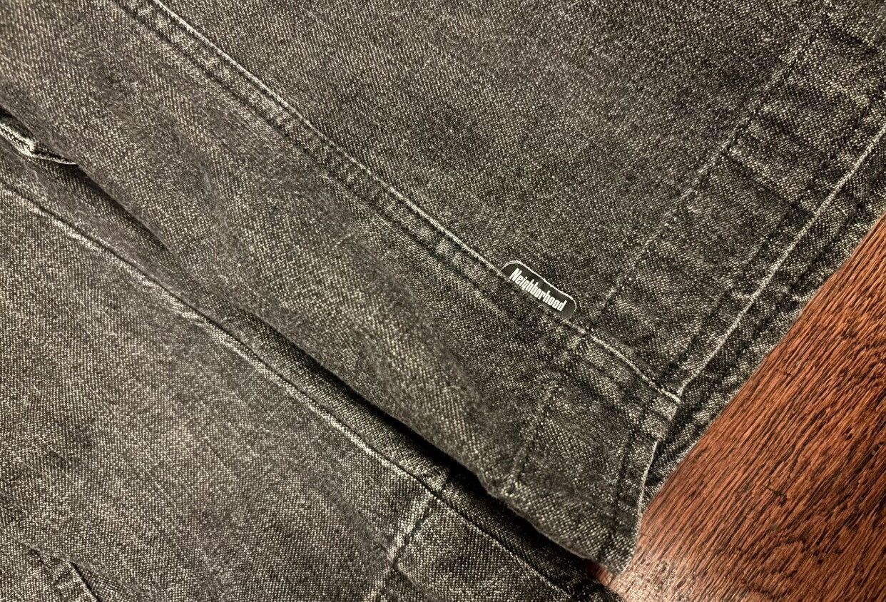 Neighborhood Neighborhood 06SS M65 black washed denim jacket Size US L / EU 52-54 / 3 - 4 Thumbnail
