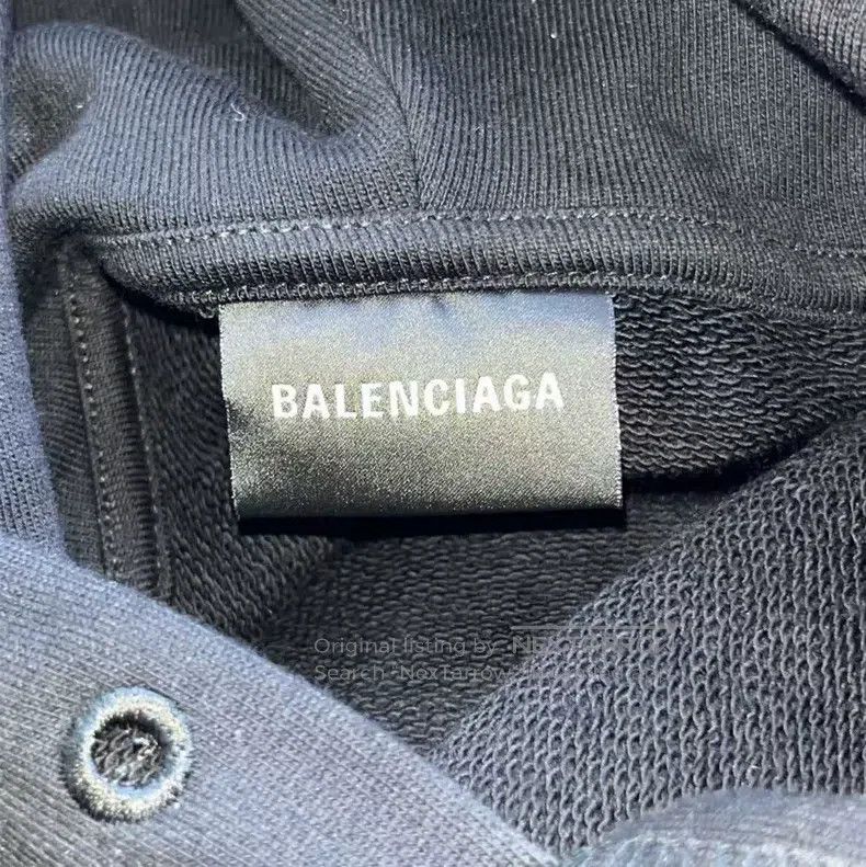 Balenciaga Balenciaga Black logo letter print long-sleeve crew neck s Size US S / EU 44-46 / 1 - 5 Thumbnail