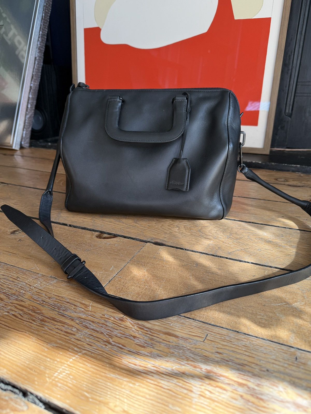 3.1 Phillip Lim Phillip Lim Black Leather Doctors Bag Size ONE SIZE - 1 Thumbnail