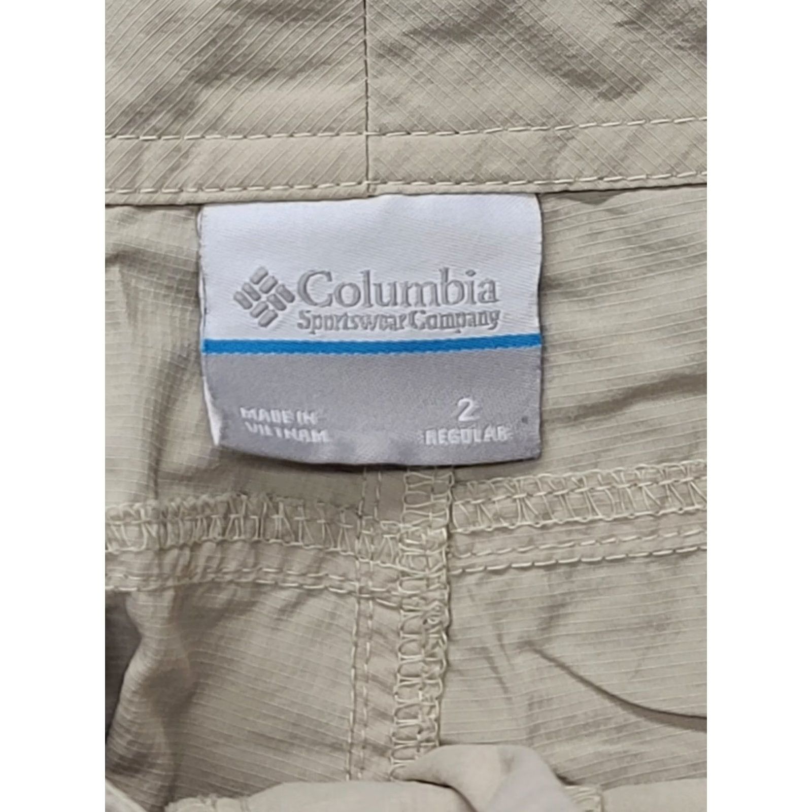 Vintage Columbia PFG Pants Womens 2x31 Relaxed Fit Convertible Roll Up Outdoors Fishing Pants Size 26" / US 2 / IT 38 - 2 Thumbnail