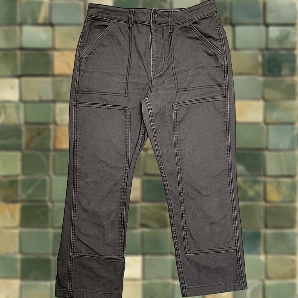 Vintage REI Pants Womens Sz 8 Double Knee Stretch Canvas Outdoors Workwear Construction Shirt Size 30" / US 8 / IT 44 - 1 Thumbnail