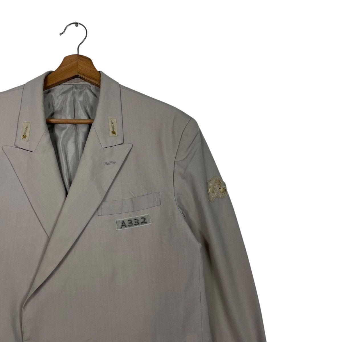 Yohji Yamamoto Vintage Yohji Yamamoto Double Breasted Wool Jacket Size US M / EU 48-50 / 2 - 5 Thumbnail