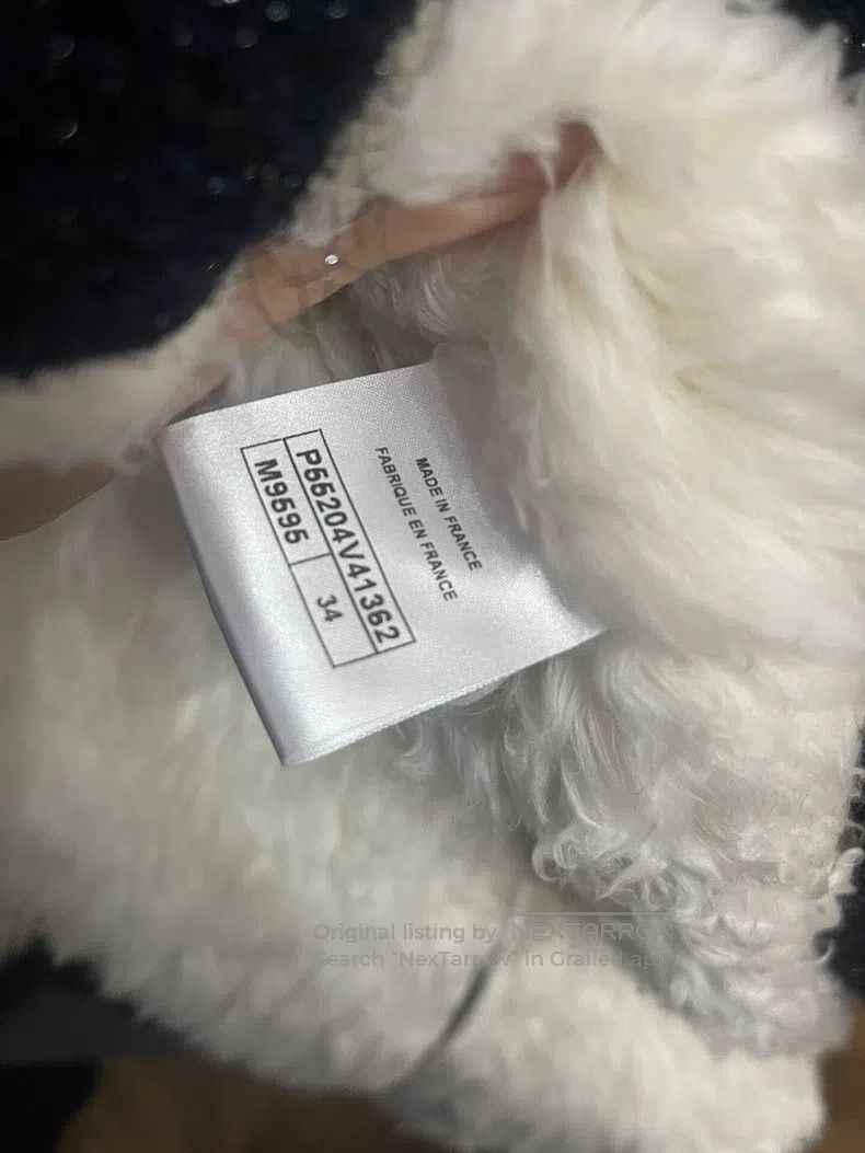 Chanel Chanel 15-year-old chair details black and white glitter p Size XXS / US 00 / IT 34 - 5 Thumbnail