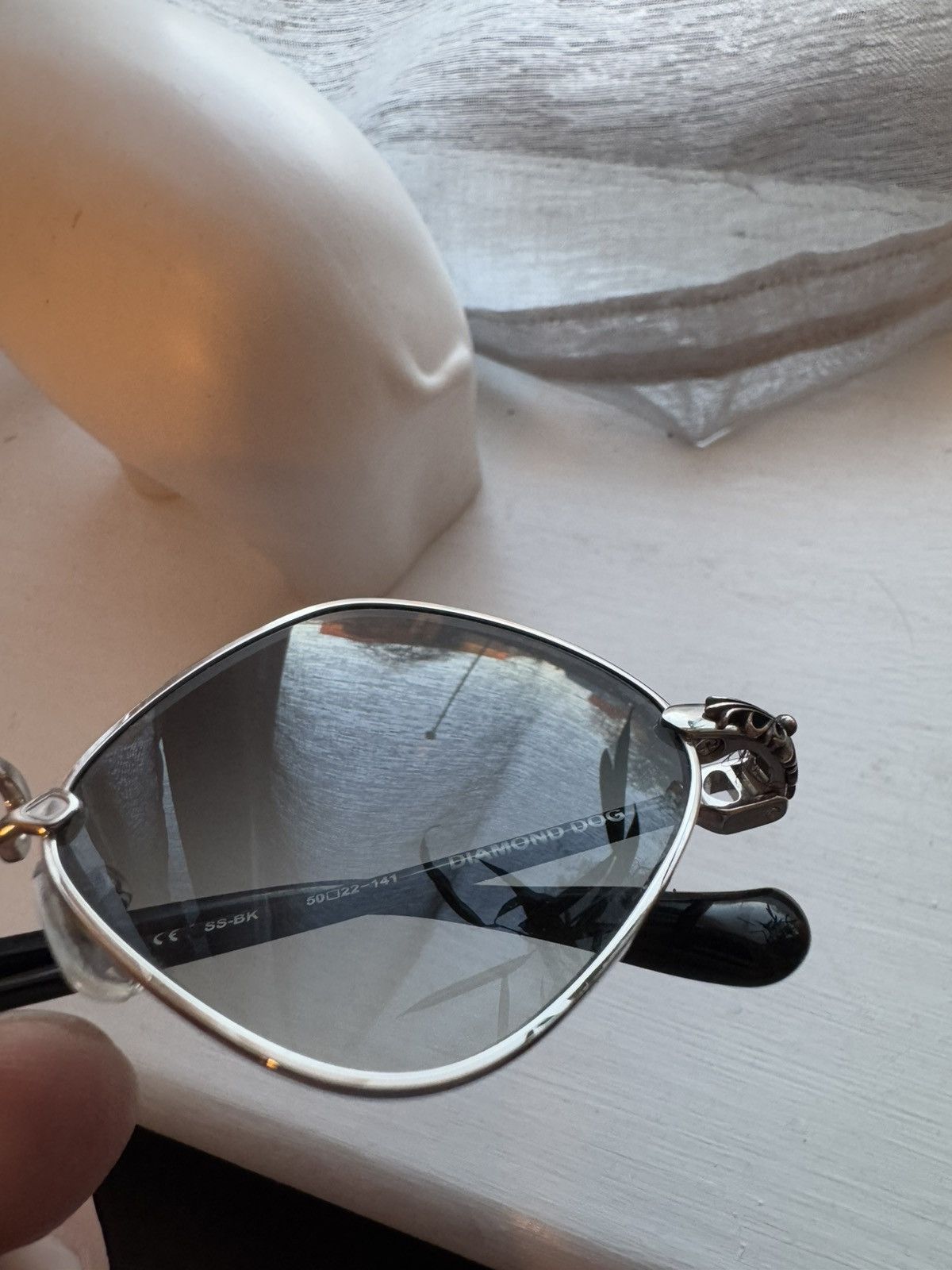 Chrome Hearts CHROME HEARTS “DIAMOND DOG” sunglasses study all photos care Size ONE SIZE - 6 Thumbnail