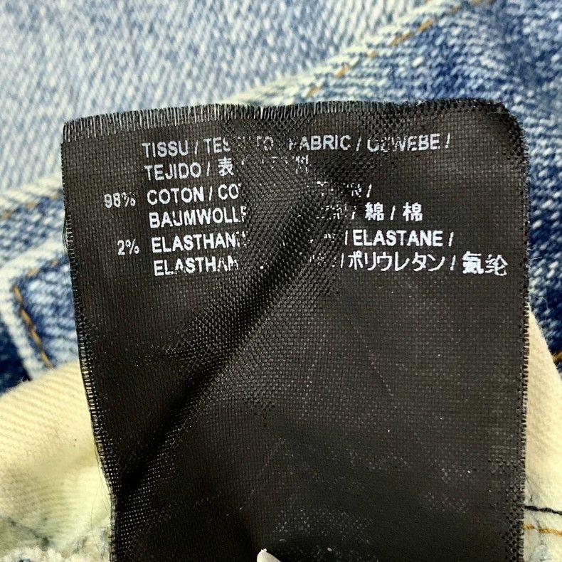 Saint Laurent Paris Saint Laurent Blue worn-out ripped cotton casual denim pant Size US 30 / EU 46 - 7 Thumbnail