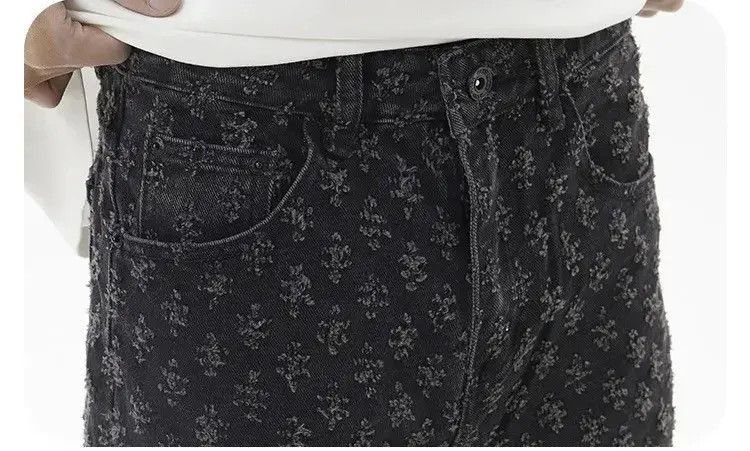 Japanese Brand Streetwear Design Cross Straight Jeans Pants y2k Size US 32 / EU 48 - 5 Thumbnail