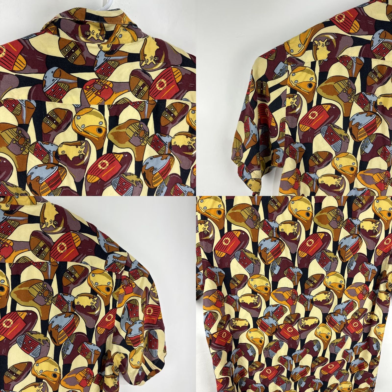 Vintage Rowdy Gentleman Golf Club XXL Button Print Hawaiian Shirt Size US XXL / EU 58 / 5 - 9 Thumbnail