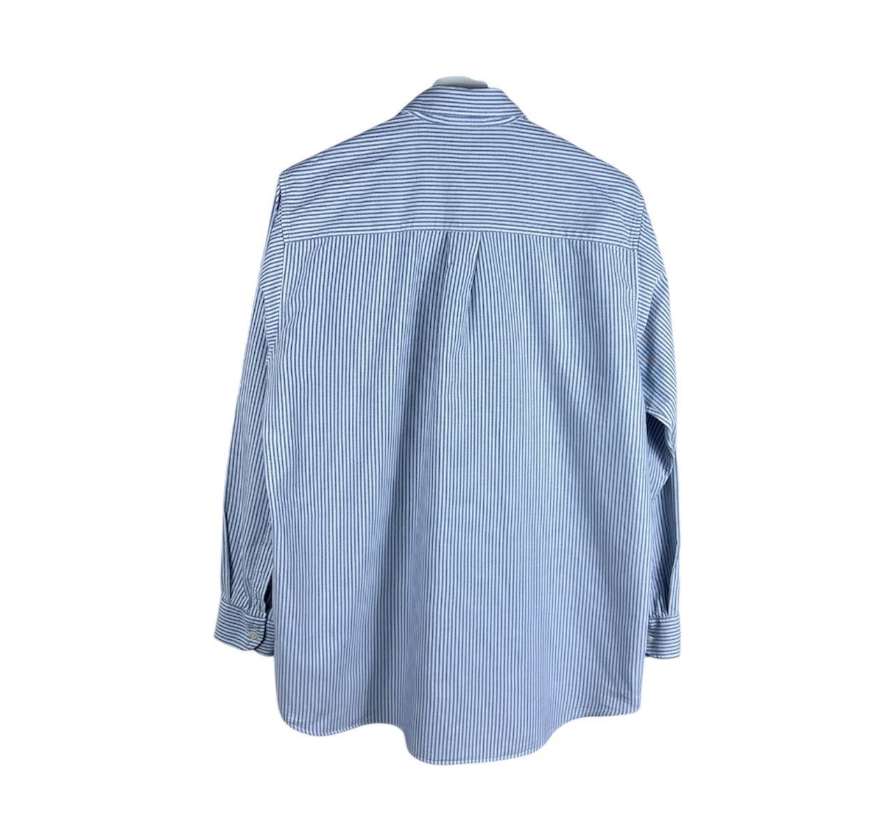 Burberry Vintage 90s Burberrys striped casual pocket logo shirt retro Size US L / EU 52-54 / 3 - 2 Thumbnail