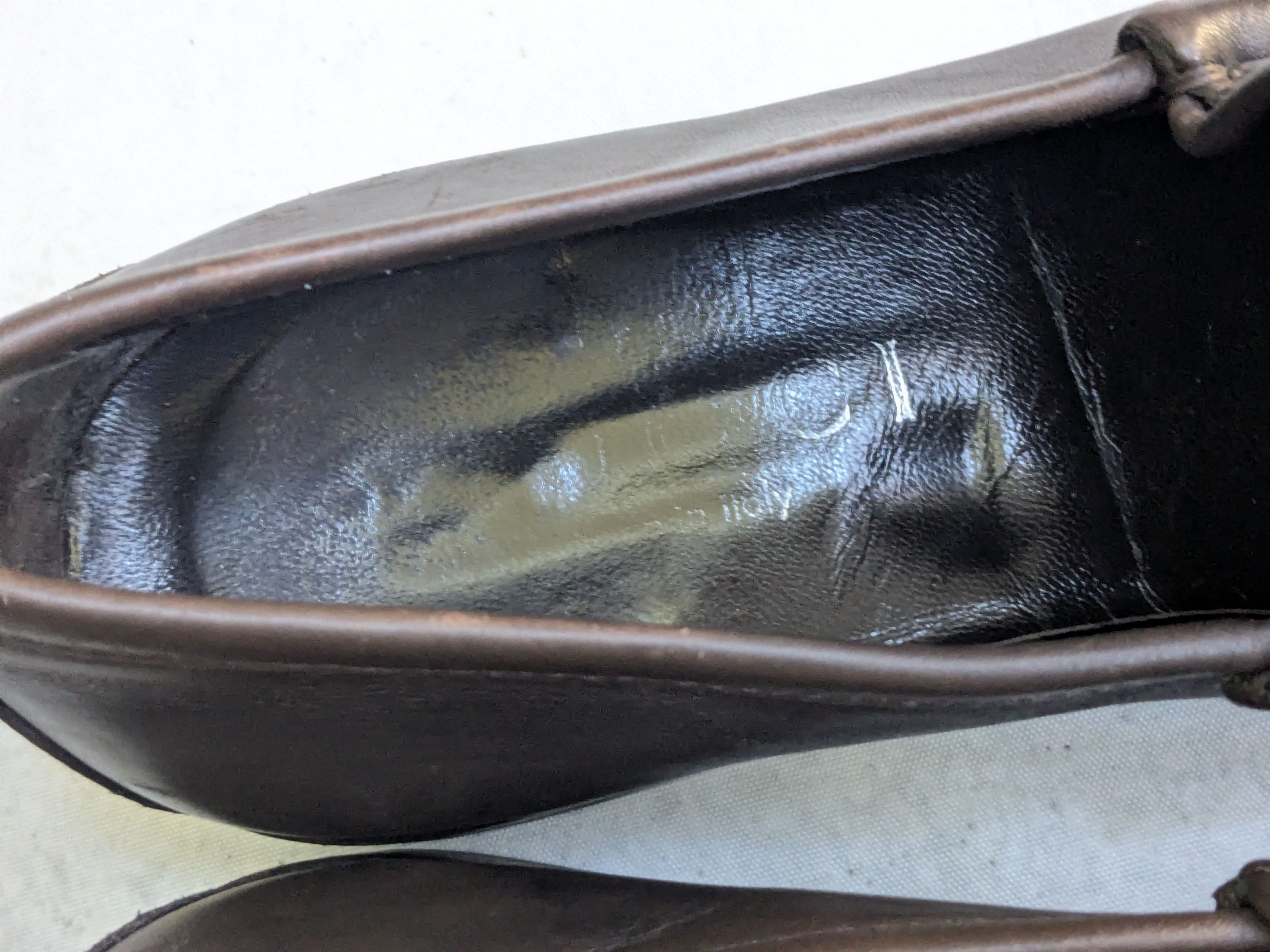 Gucci Gucci Horsebit Loafers Brown 8.5 D Leather Slip Ons Size US 8.5 / EU 41-42 - 7 Thumbnail