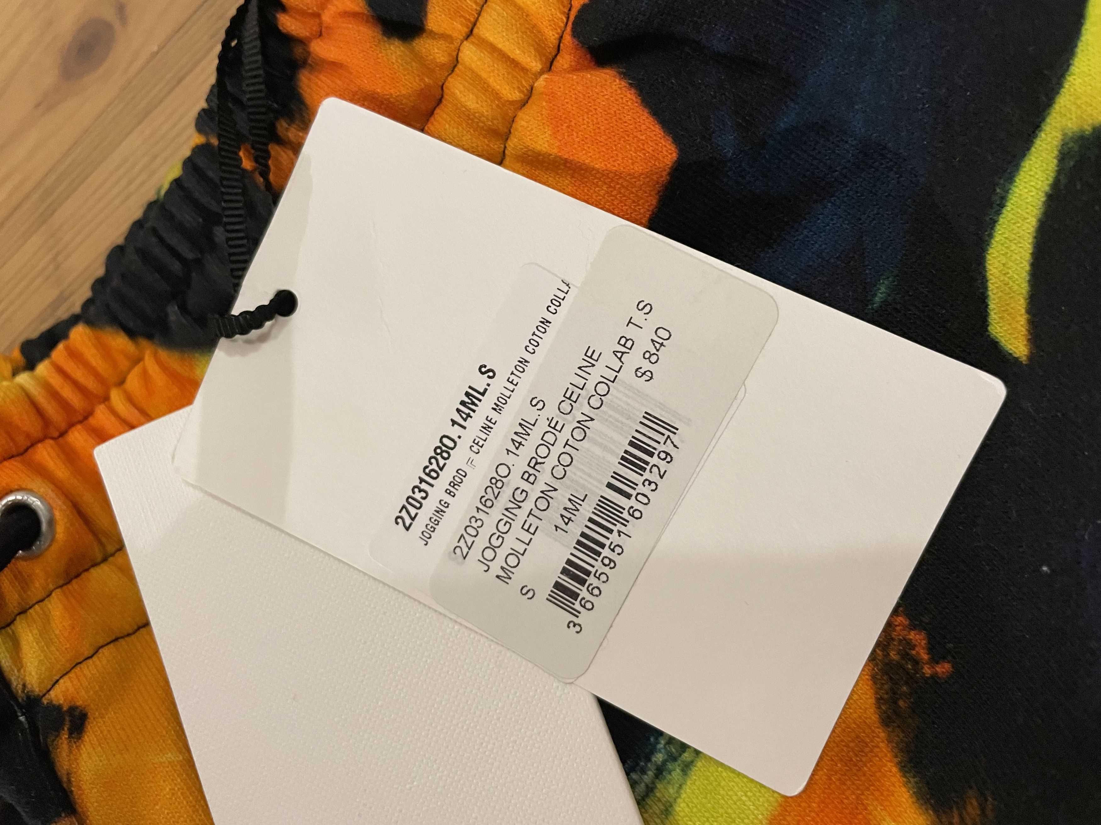 Celine Celine cotton Casual Pants. Embroidered logo Size US 32 / EU 48 - 3 Thumbnail