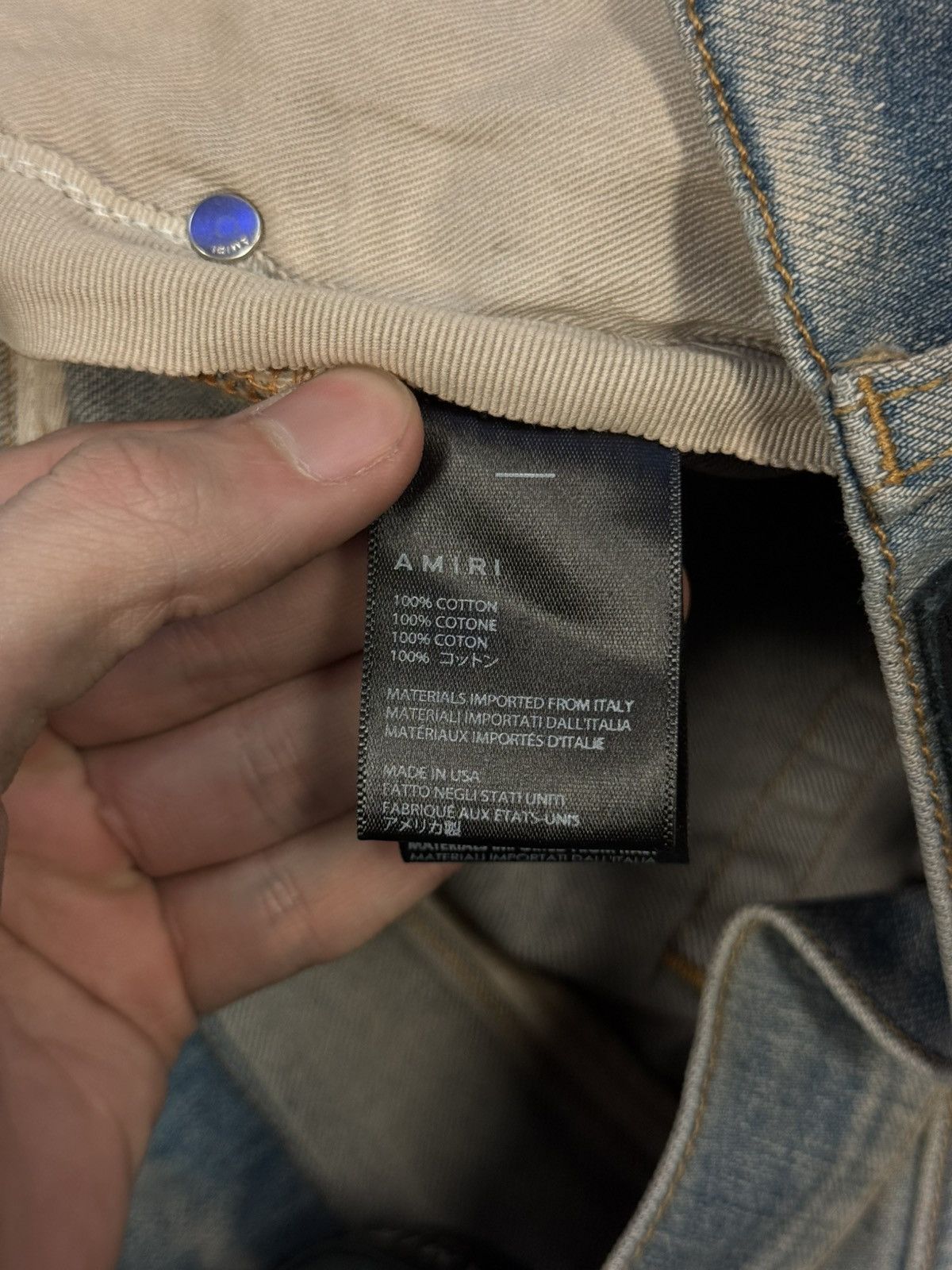 Amiri Amiri Art Patch Denim Pants Size 36 CLEAN 🧼 Size US 36 / EU 52 - 12 Thumbnail
