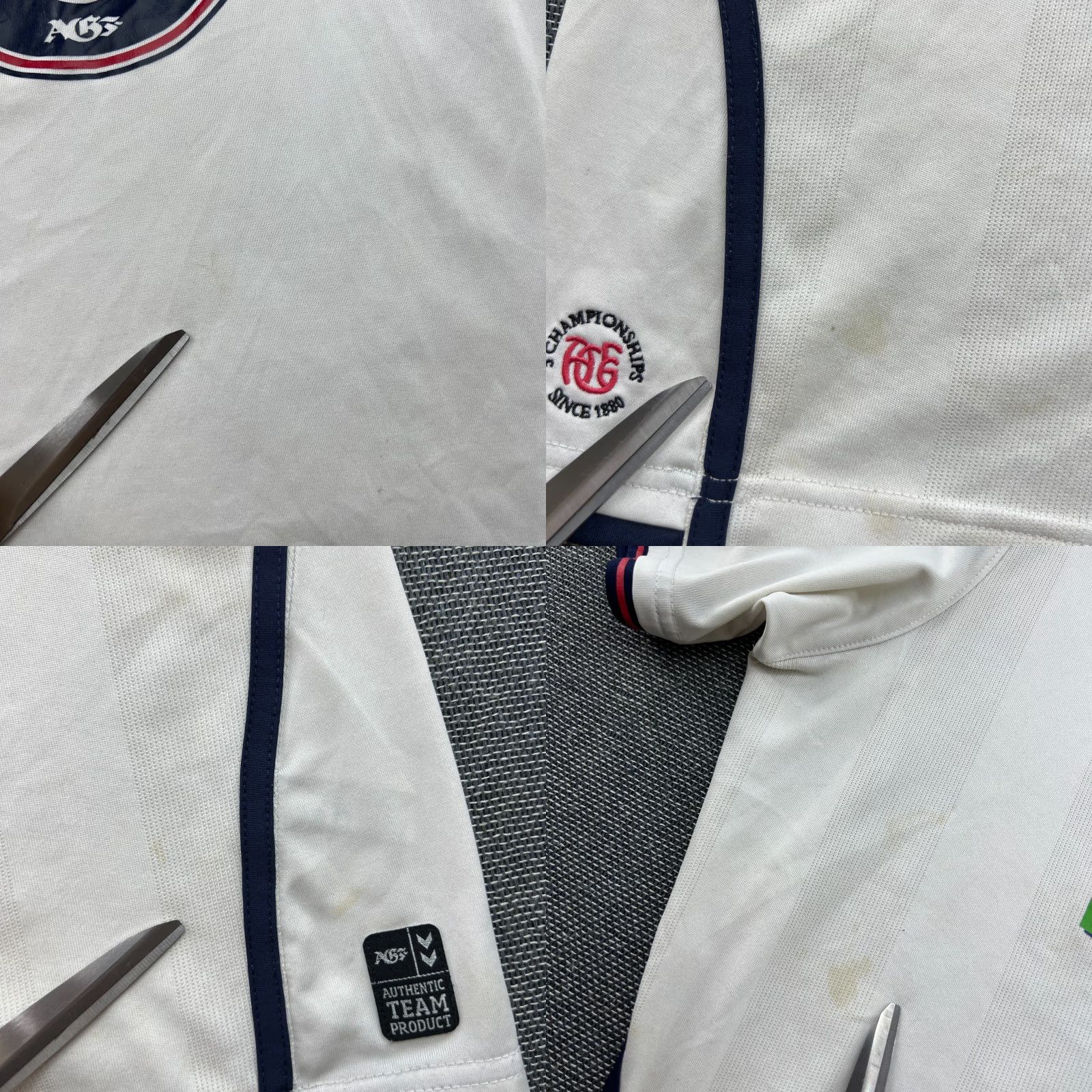 Hummel Hummel Aarhus GF 2012 2013 Home Solberg #28 Football Jersey Sz L White Size US L / EU 52-54 / 3 - 8 Thumbnail