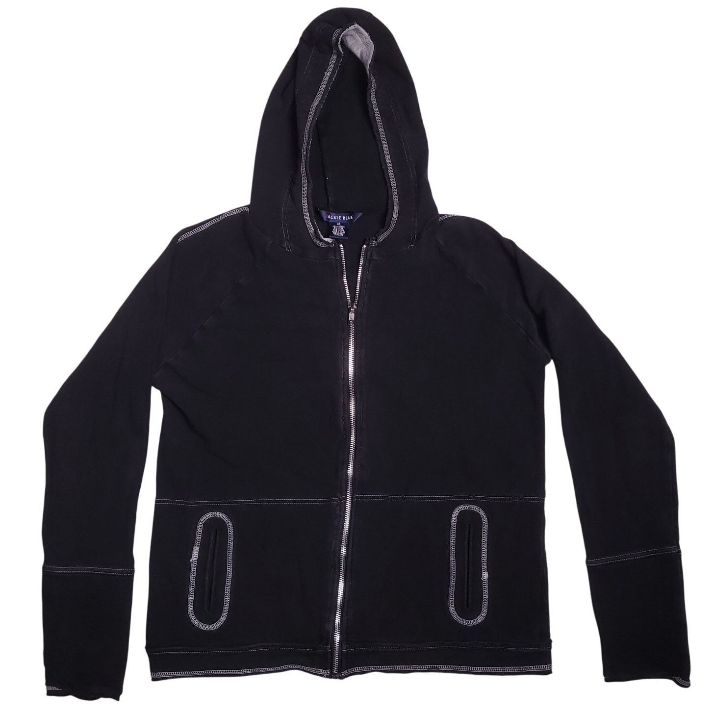 Vintage Vintage y2k Jackie Blue Womens zip-up hoodie Size M / US 6-8 / IT 42-44 - 1 Thumbnail