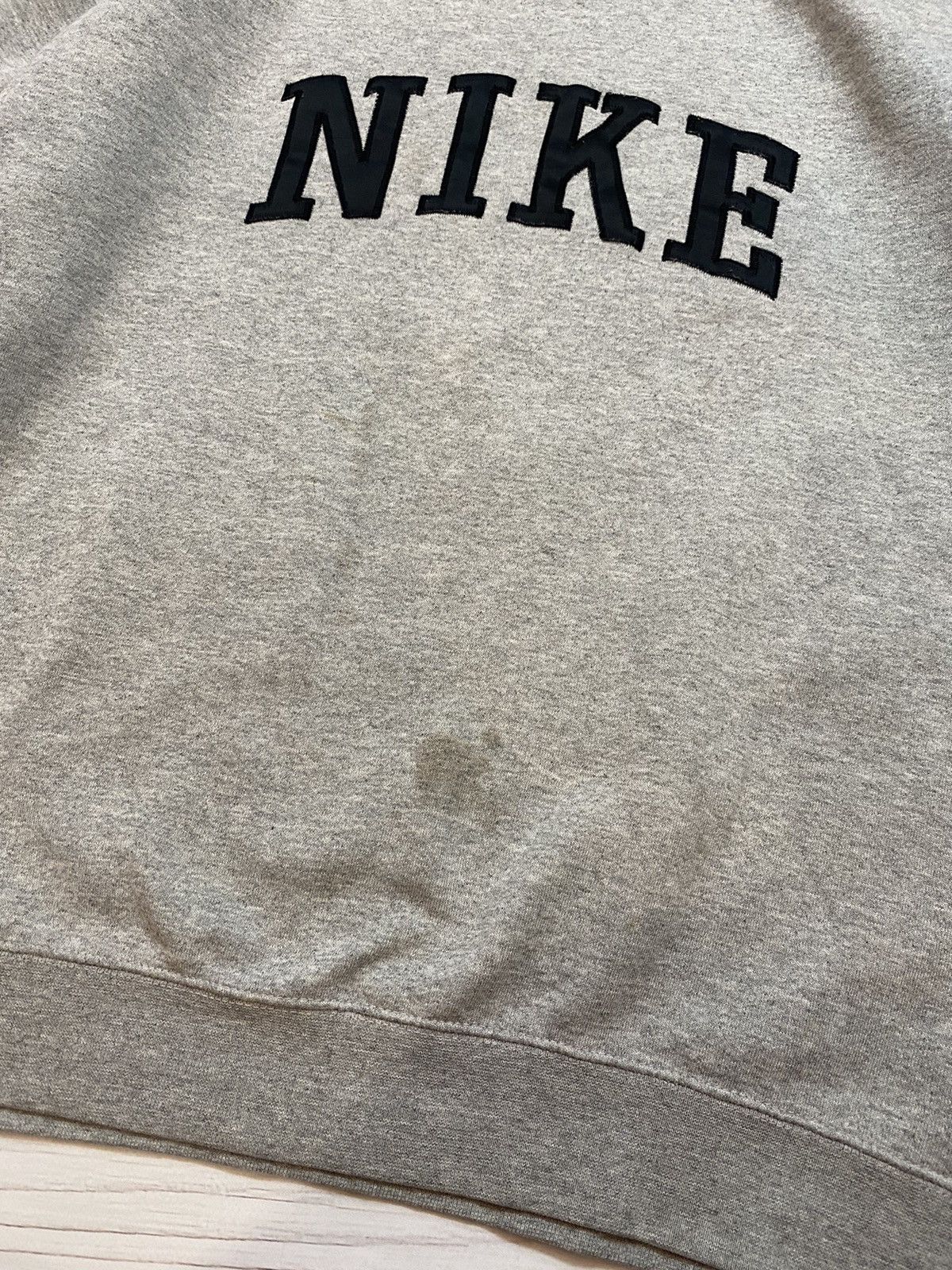 Nike Vintage 90’s Nike Big Logo drill y2k oversize sweatshirt Size US XL / EU 56 / 4 - 7 Thumbnail