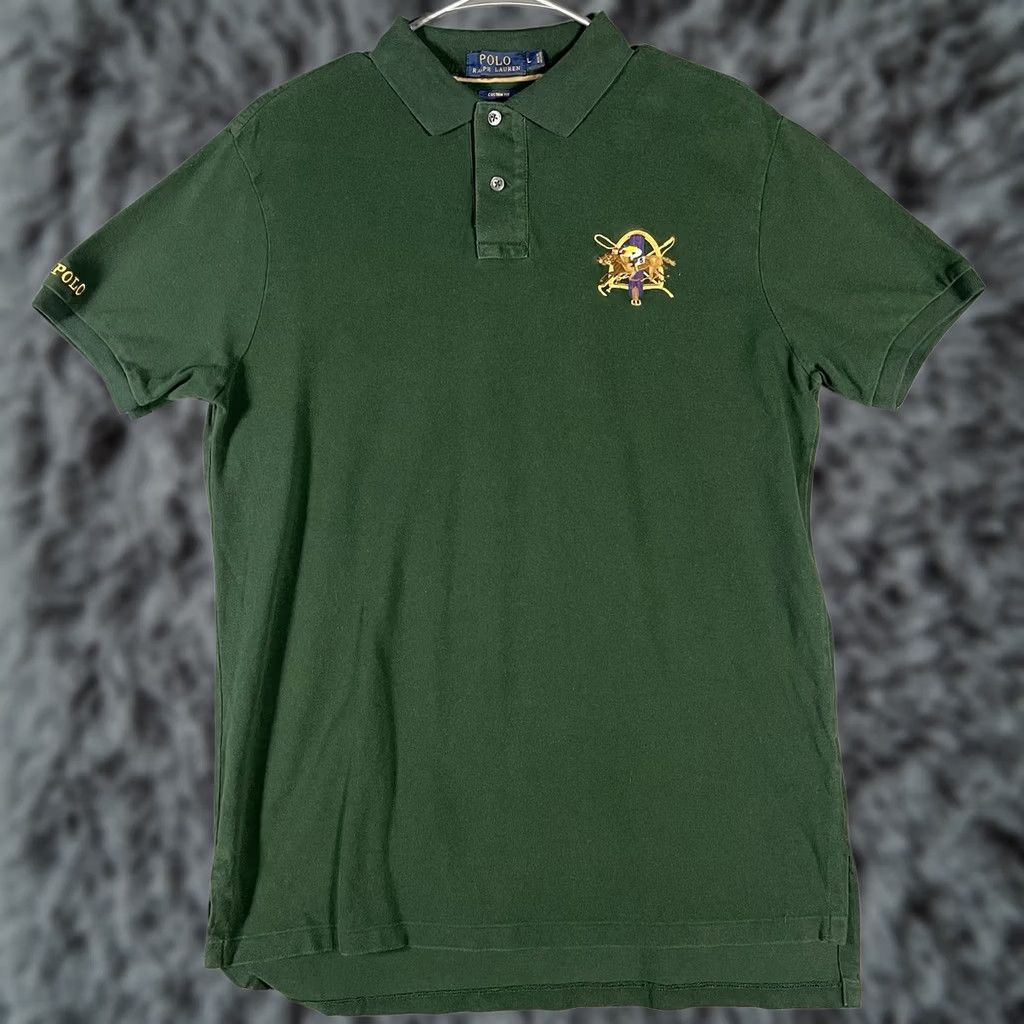 Ralph Lauren Polo Ralph Lauren Big Pony Polo Shirt Custom Fit L Green Racing Derby Embroidered Logo Slim Men’s Size US L / EU 52-54 / 3 - 1 Thumbnail