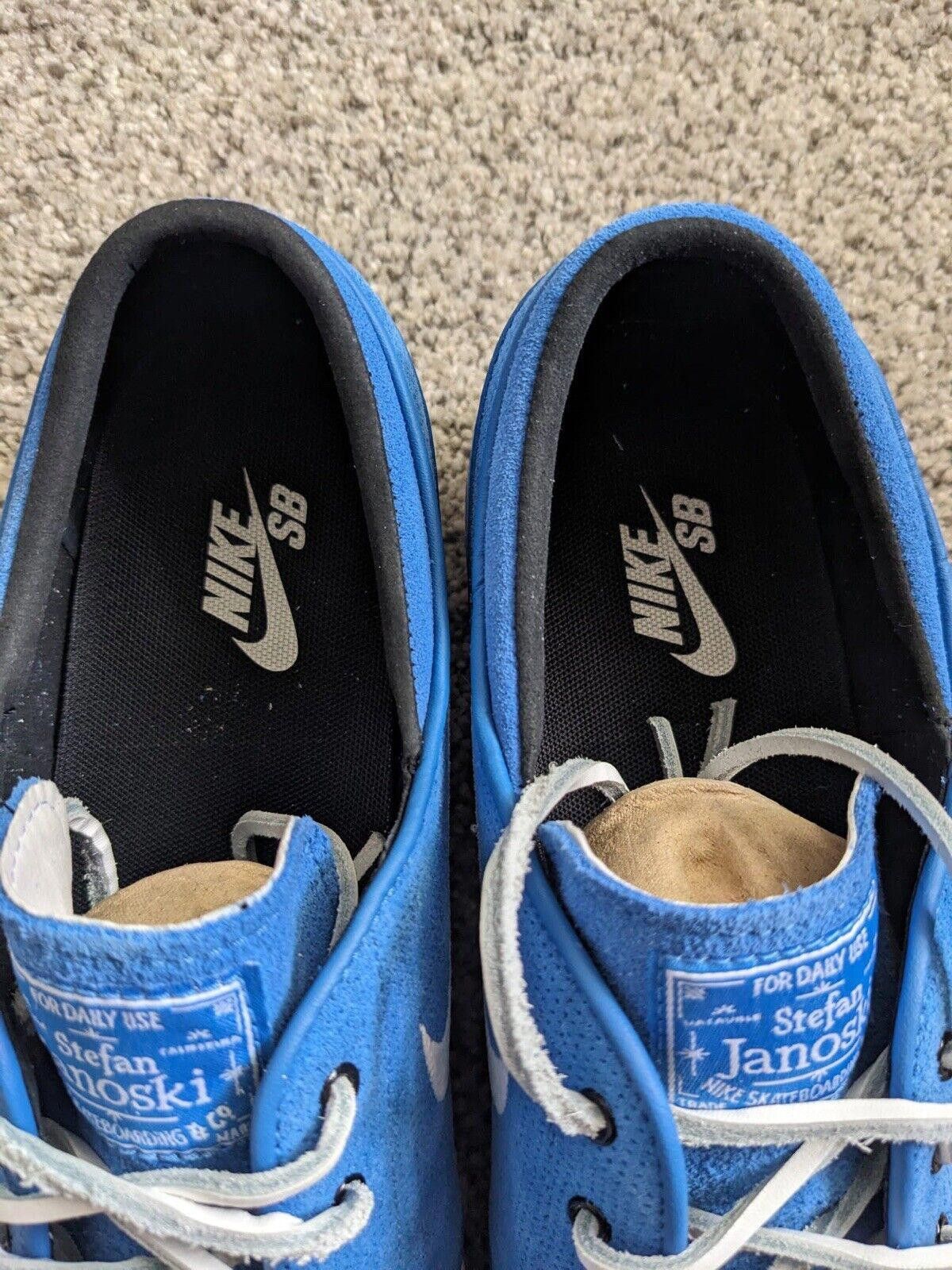 Nike 2010 Nike SB ZOOM Stefan Janoski Pacific Blue 333824-400 Size US 10.5 / EU 43-44 - 4 Thumbnail