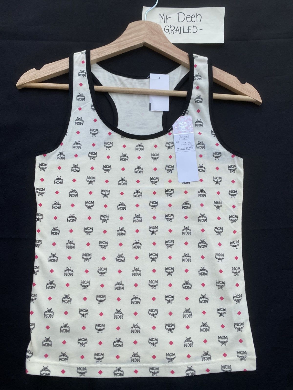 MCM Rare MCM Logos Sleeveless Top Size M / US 6-8 / IT 42-44 - 5 Thumbnail