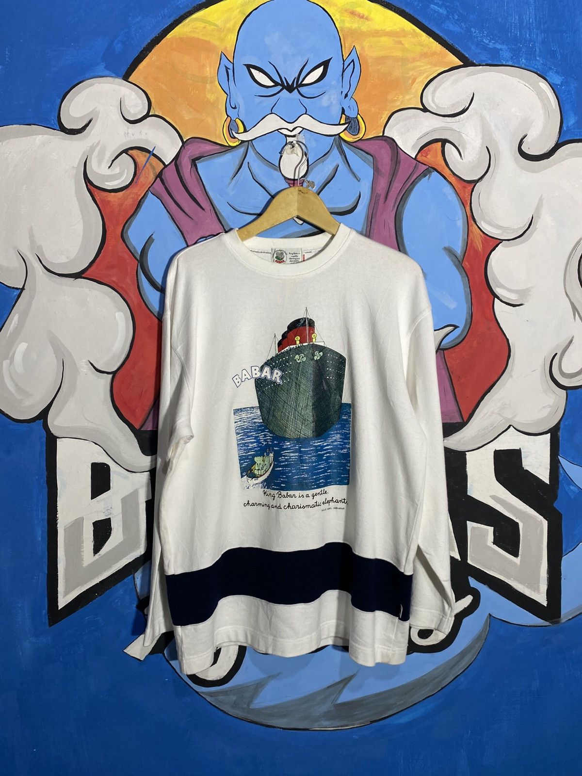 Vintage Babar HBO Vintage long sleeve tshirt 1996 Size US L / EU 52-54 / 3 - 1 Thumbnail