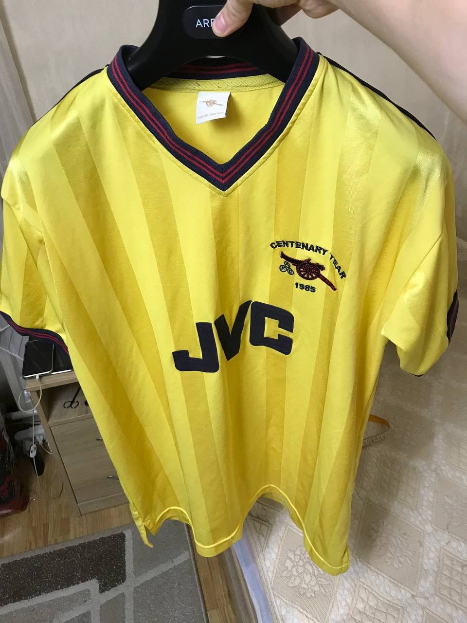 Vintage 🔥 Vintage 1985 Arsenal Soccer Jersey Shirt Football Mens Size US L / EU 52-54 / 3 - 5 Thumbnail